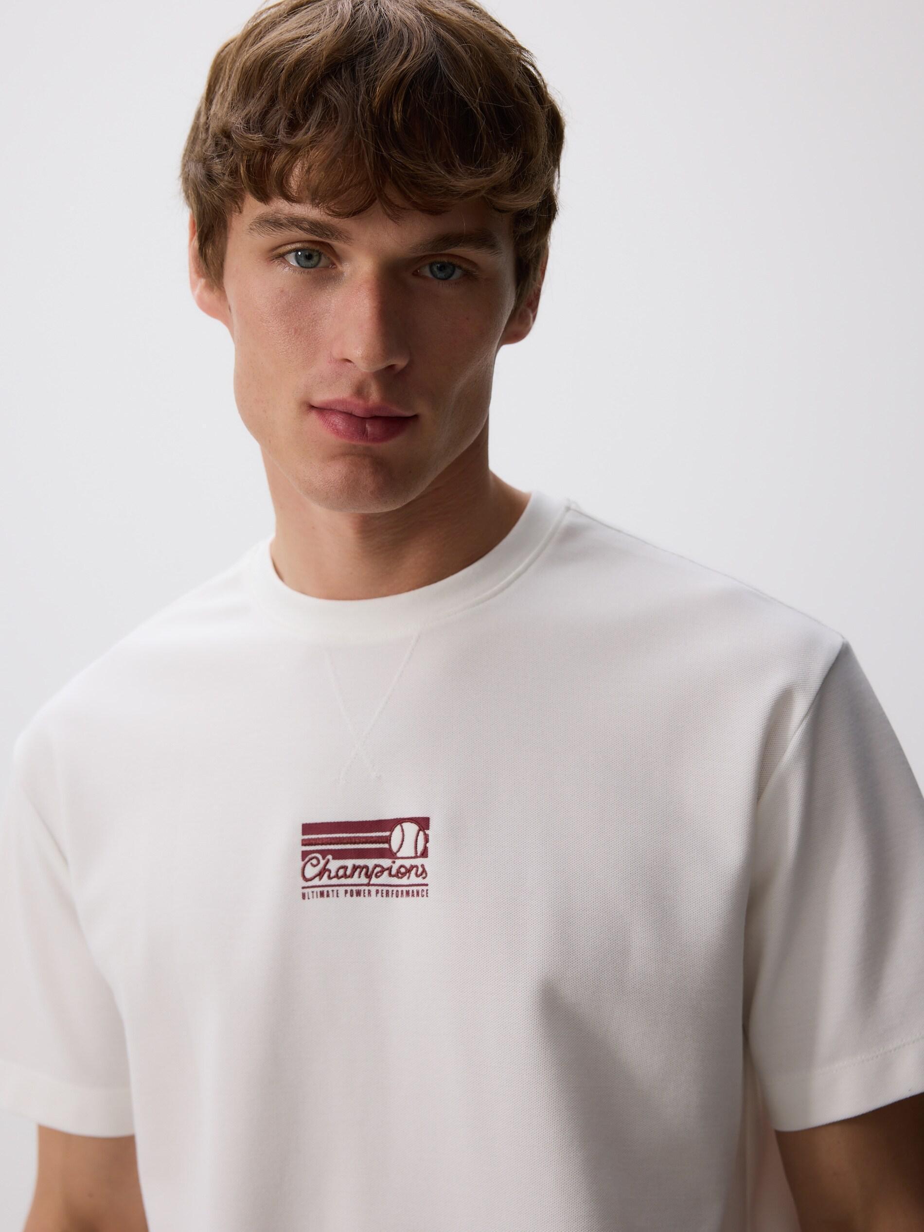 WHITE Comfort fit T-shirt, White, medium