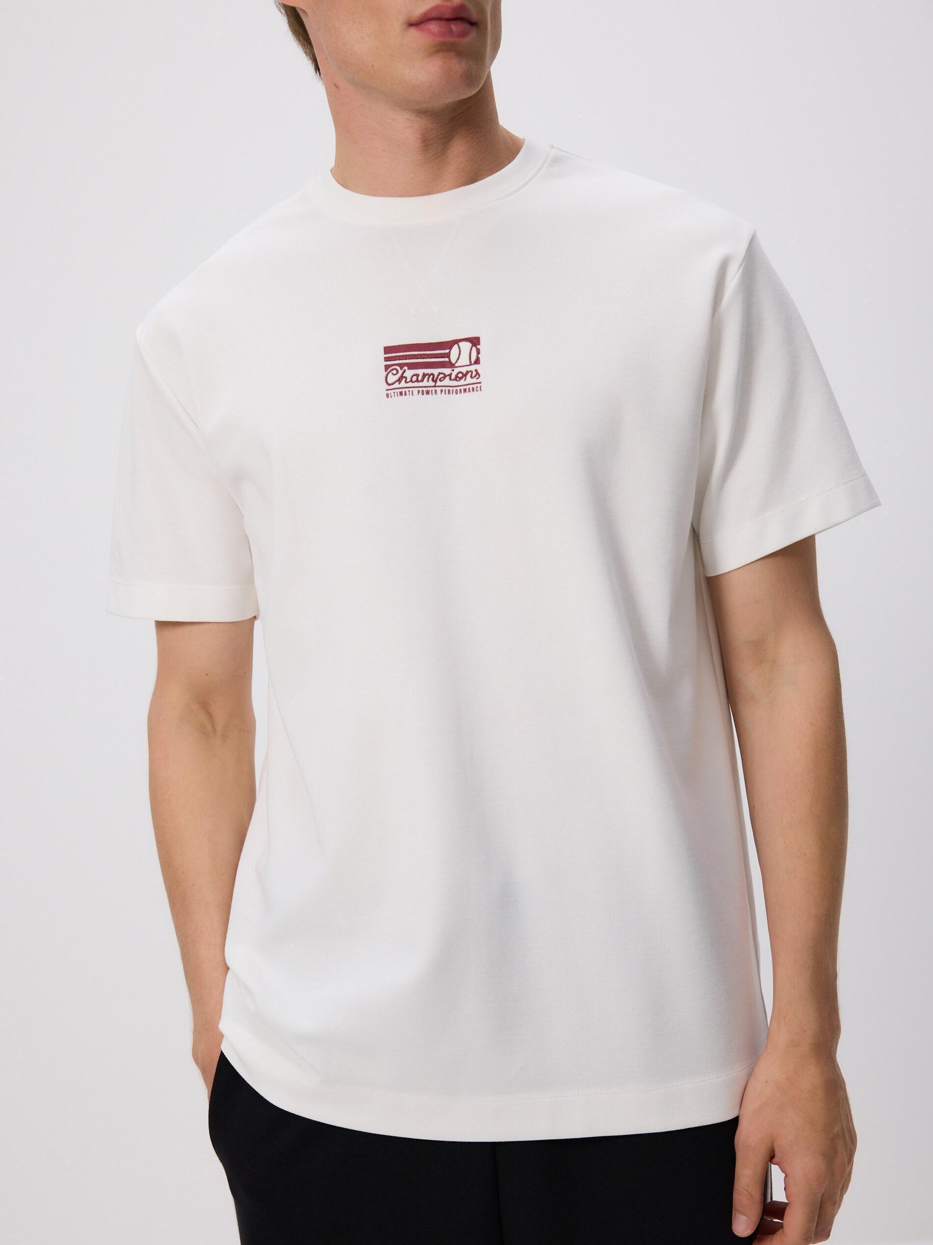WHITE Comfort fit T-shirt, White, medium
