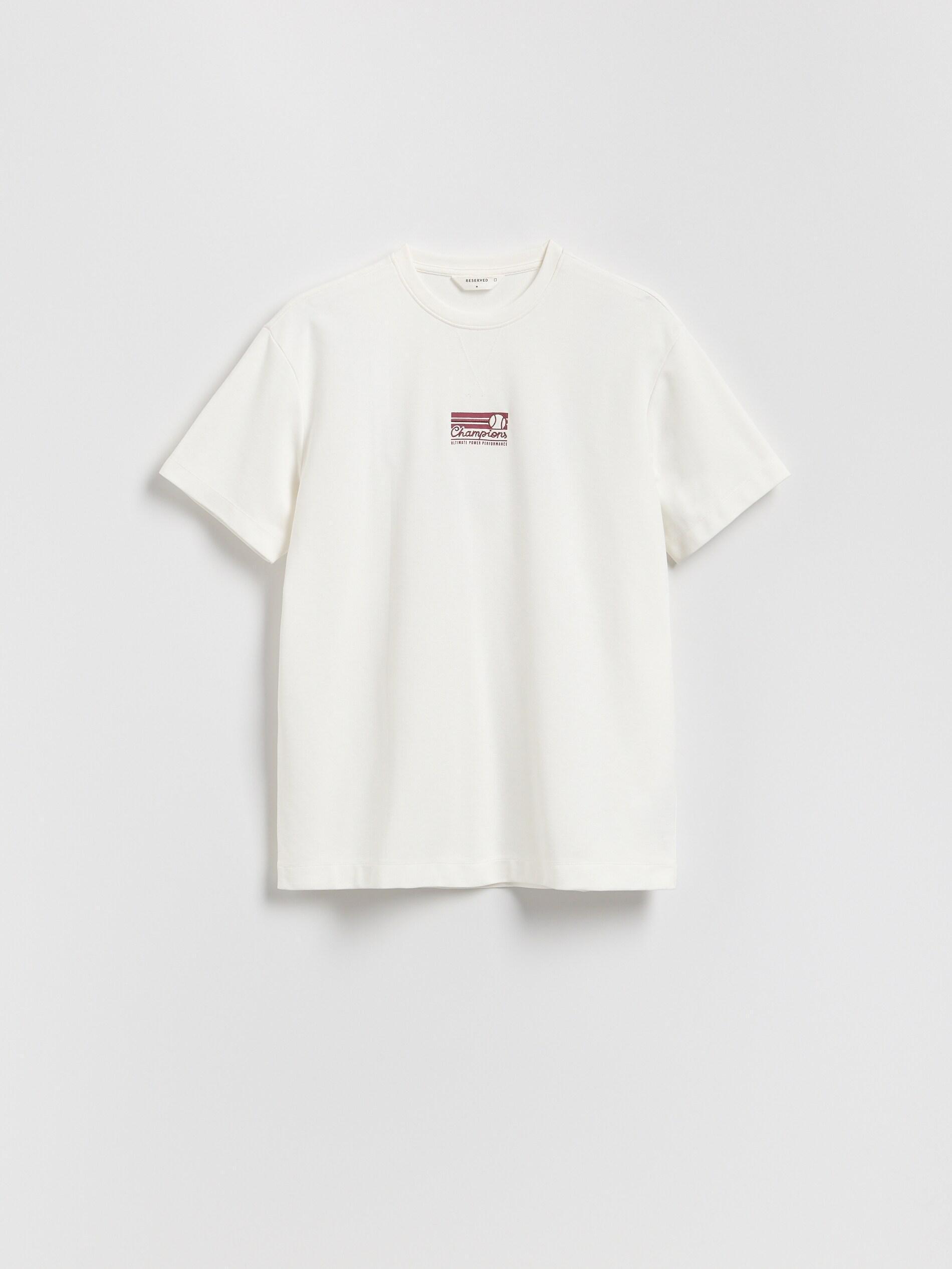 WHITE Comfort fit T-shirt, White, large image number 4