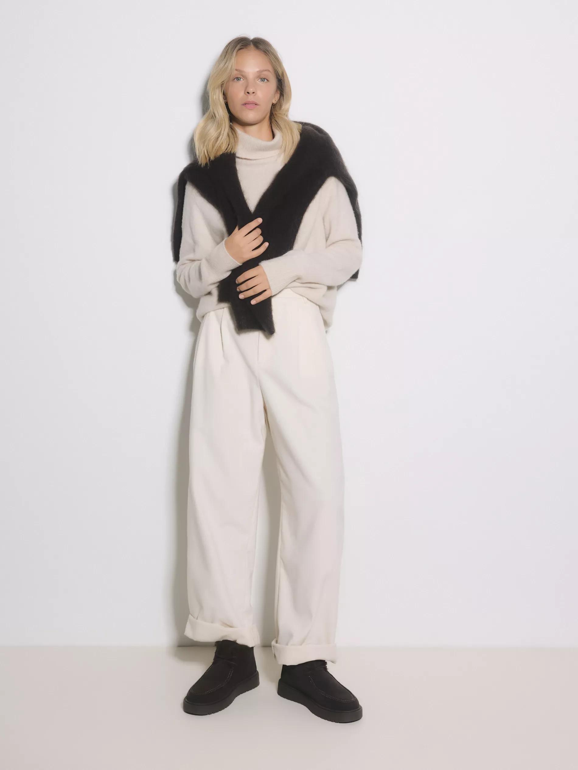 DARK BROWN Suede snow boots, Brown, large image number 1