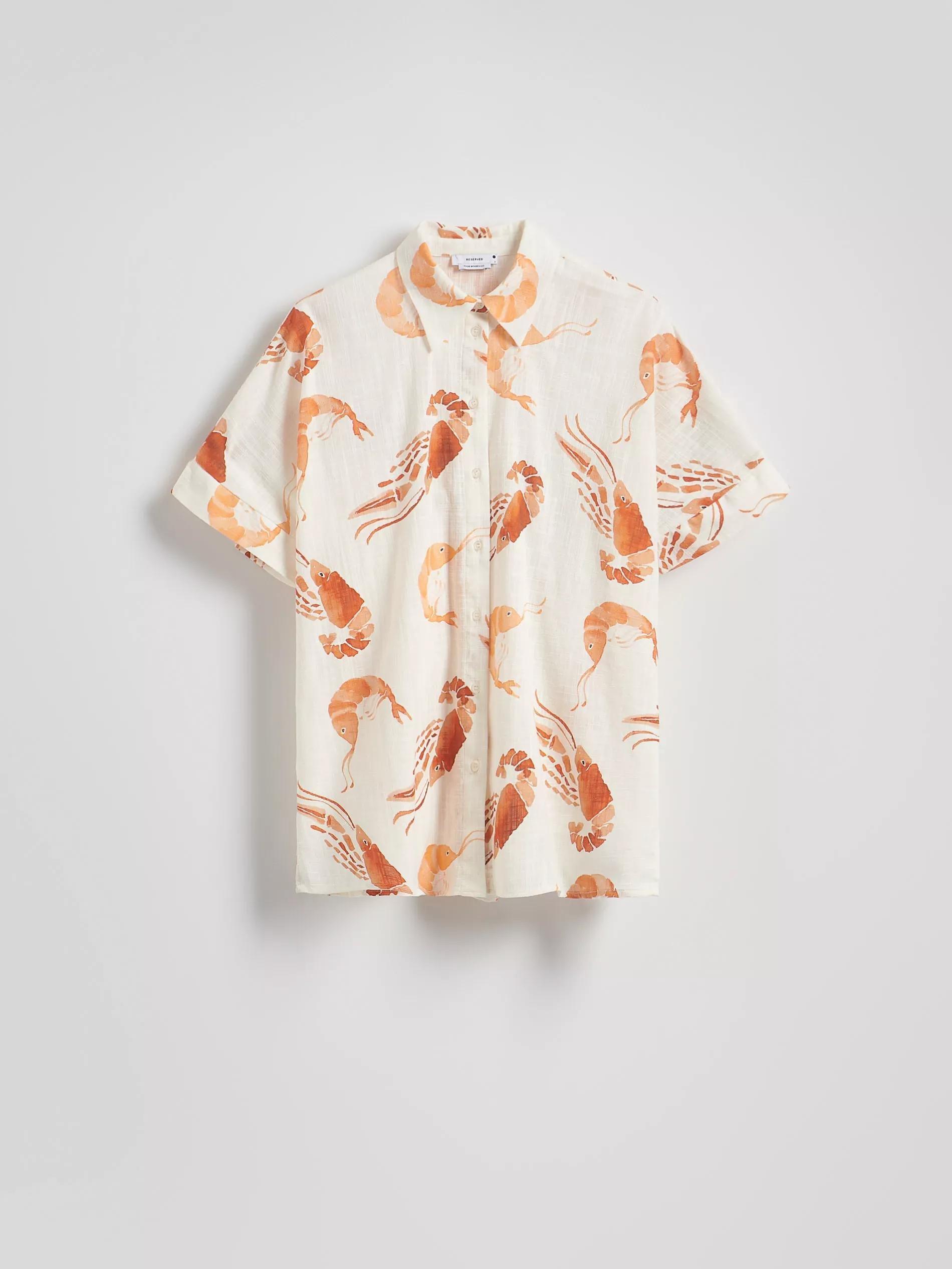 Multicolour Patterned Cotton Shirt, , large image number 5