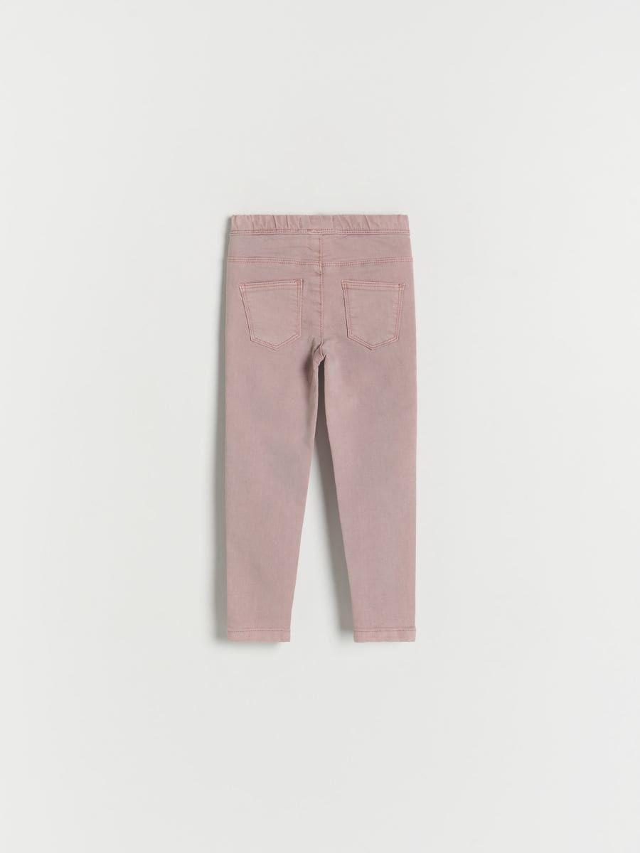 Pink Elastic Jeggings, , large image number 3