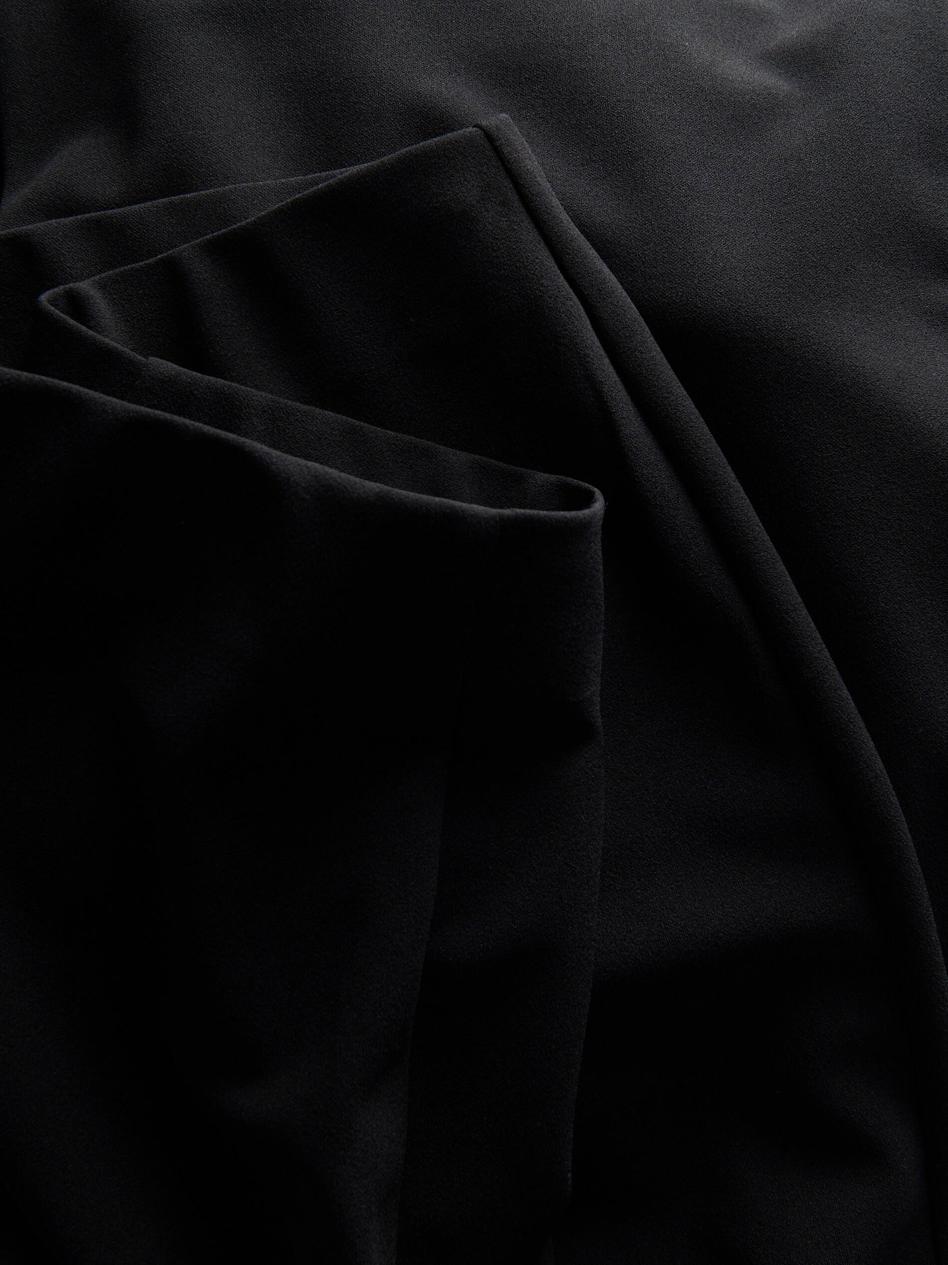 Black Wide Leg Trousers, Black, large image number 11