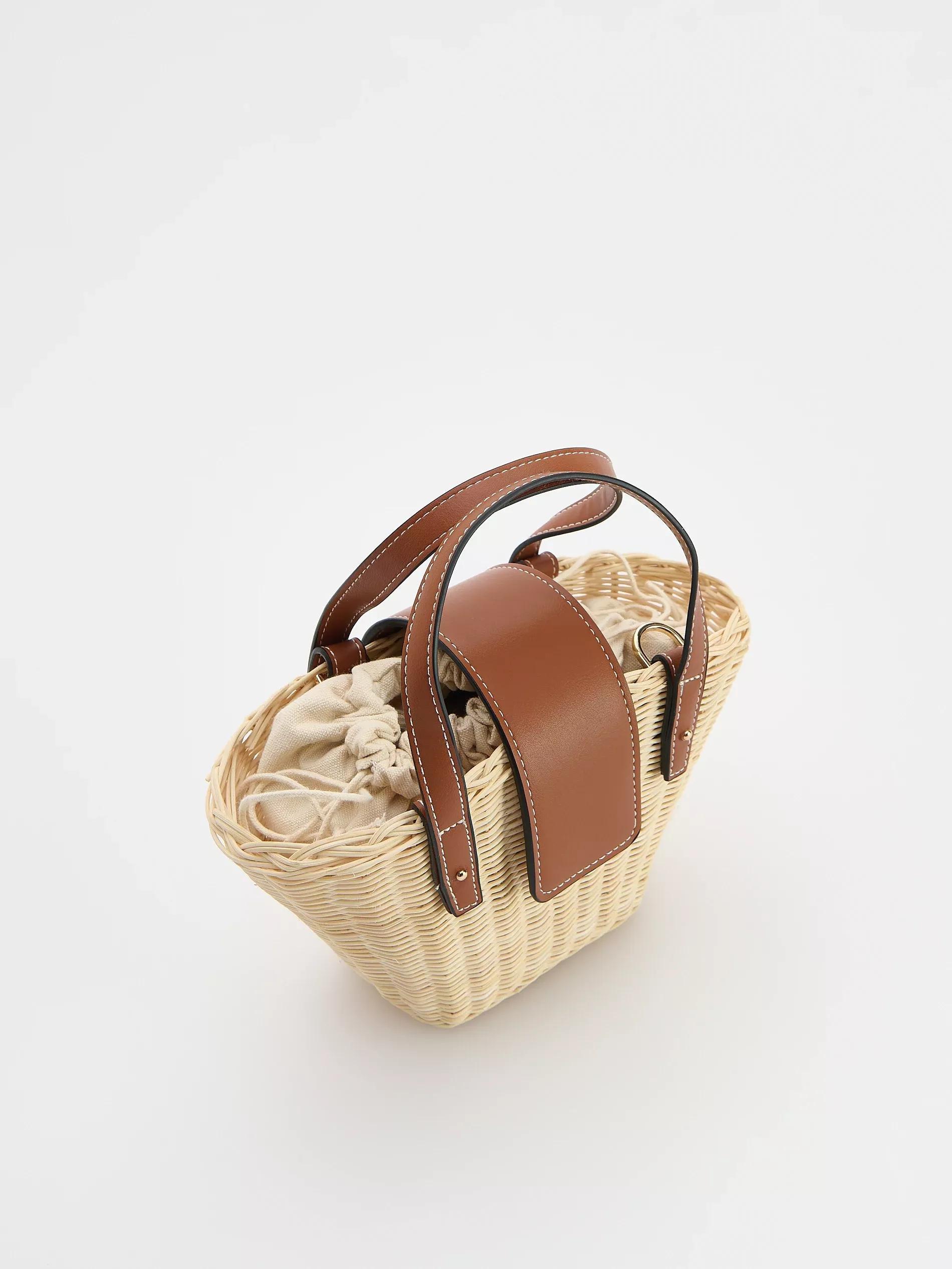 Brown Handbag, Brown, large image number 1