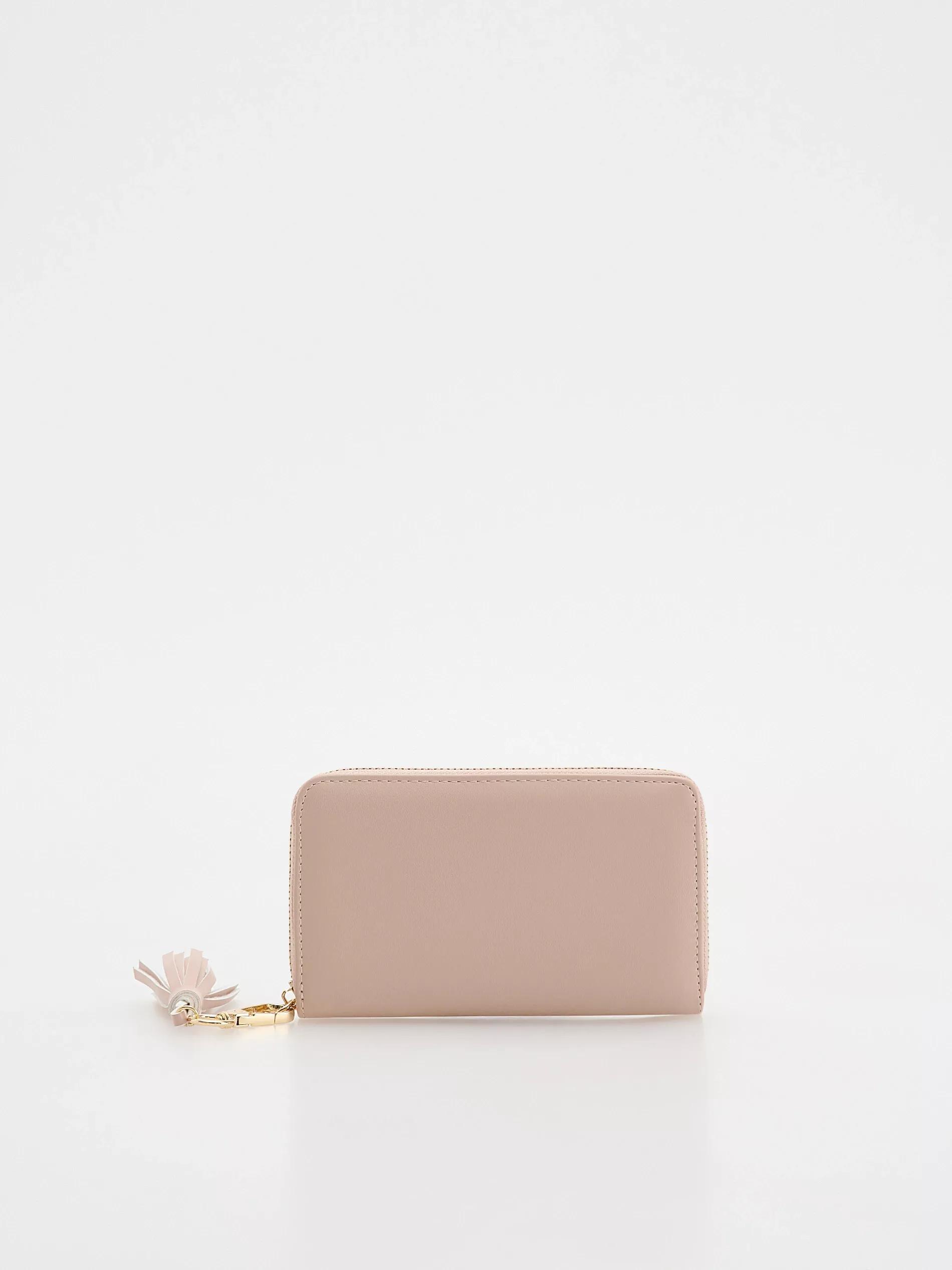Pink Keychain Wallet, Pink, large image number 0