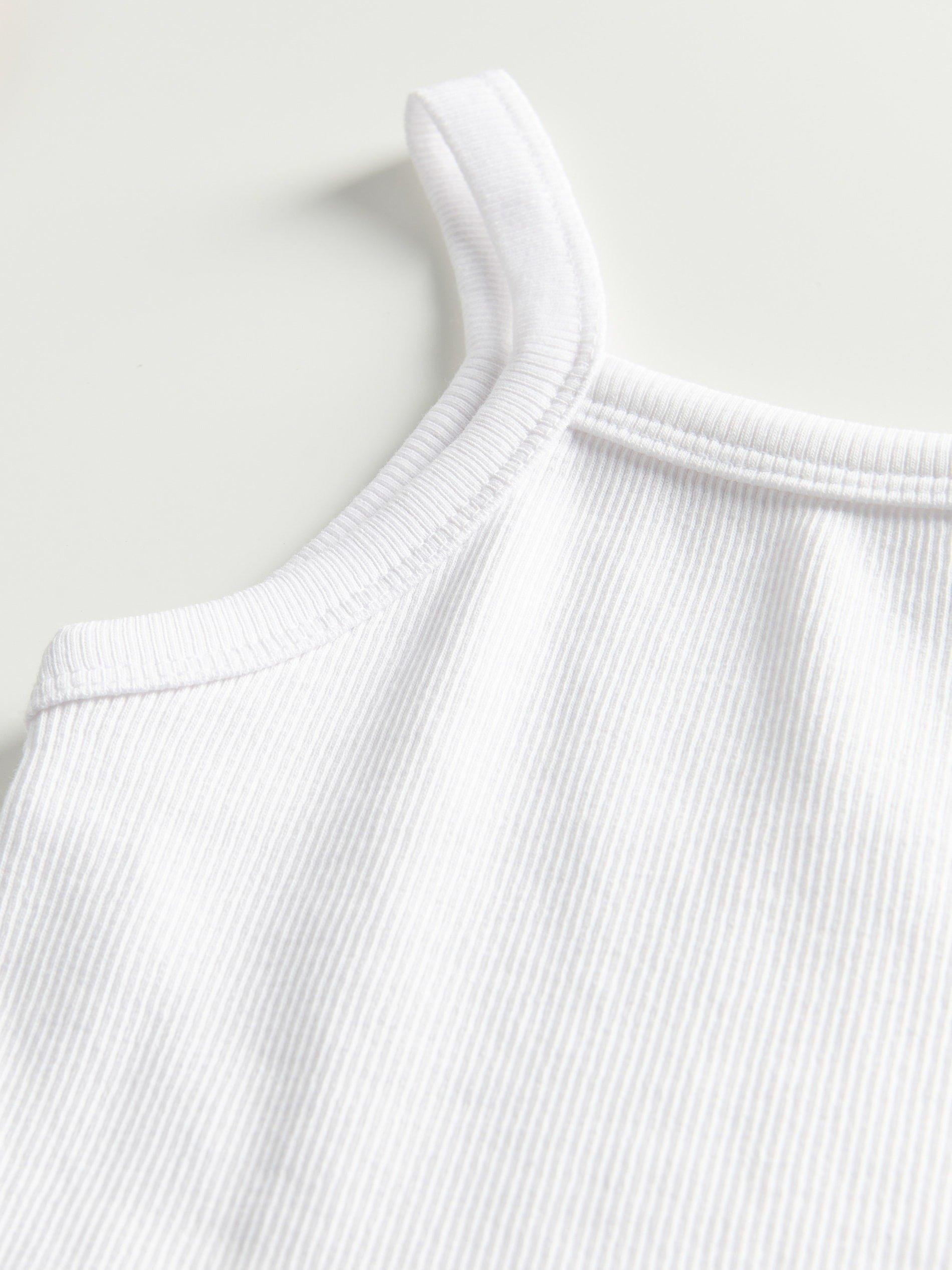 White Cami Top, Kids Girls, , large image number 4