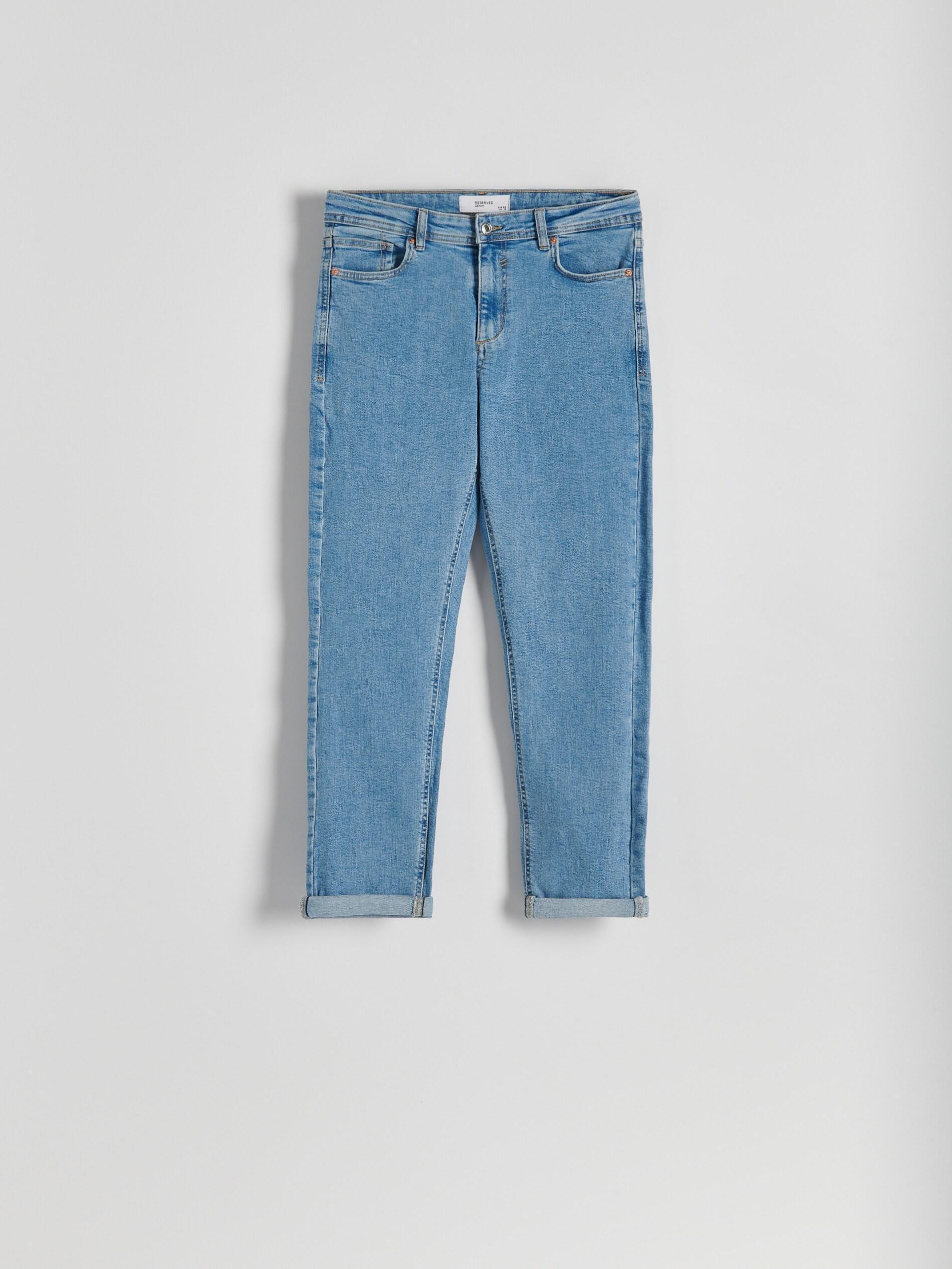 Blue Boyfriend Slim Jeans, Blue, large image number 0