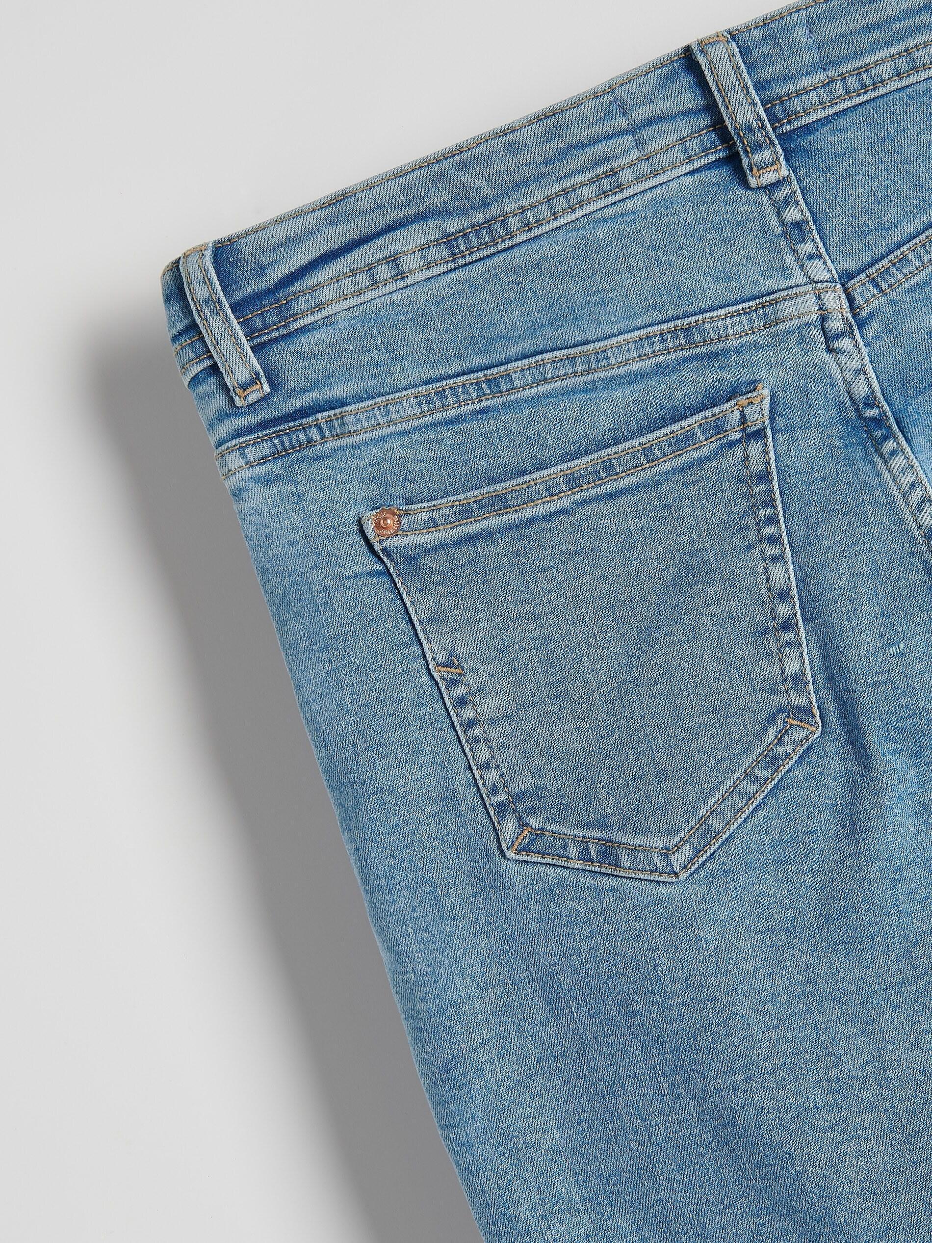 Blue Boyfriend Slim Jeans, Blue, large image number 2