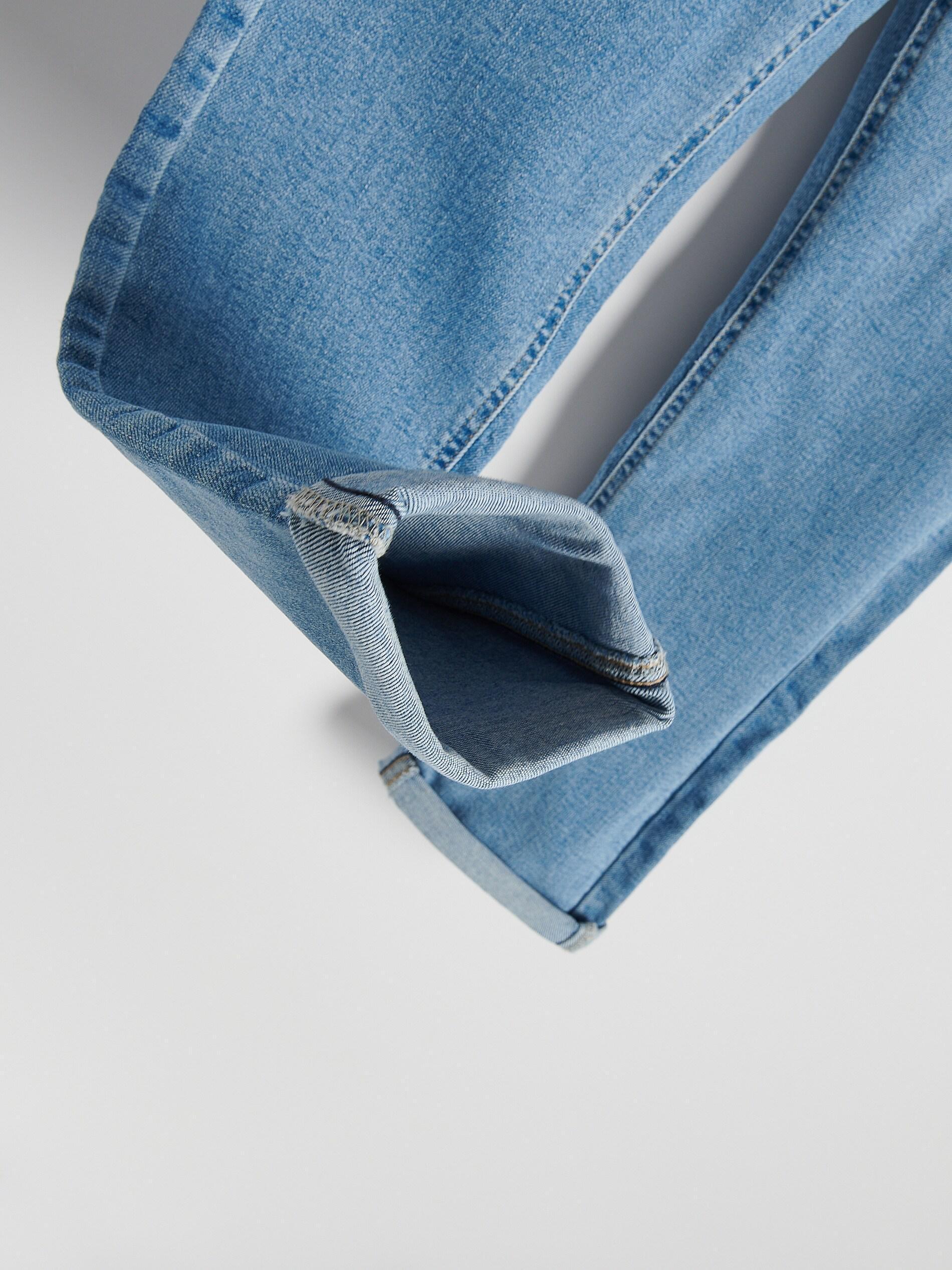 Blue Boyfriend Slim Jeans, Blue, large image number 4