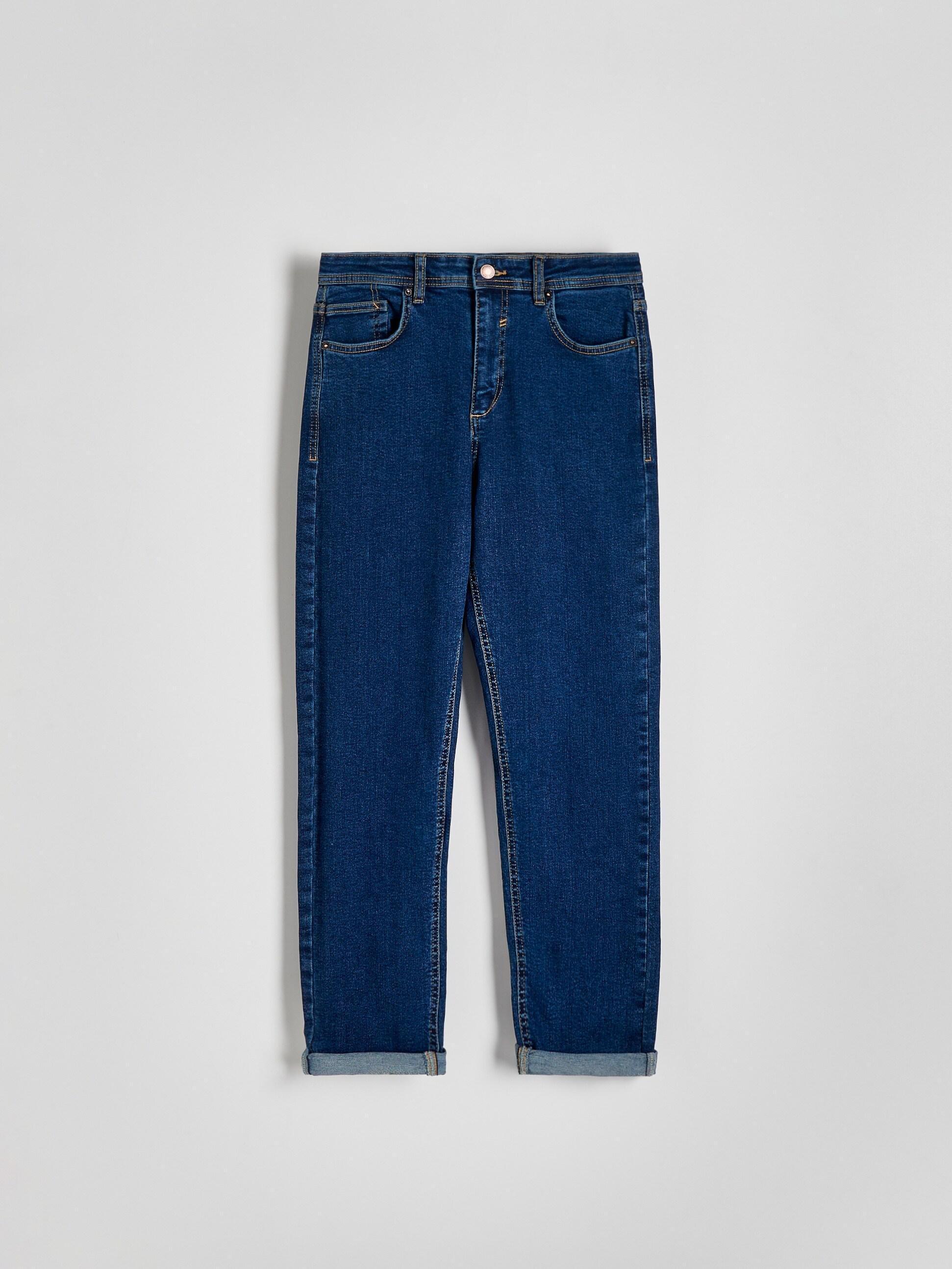 Navy Boyfriend Slim Jeans, Navy, large image number 13