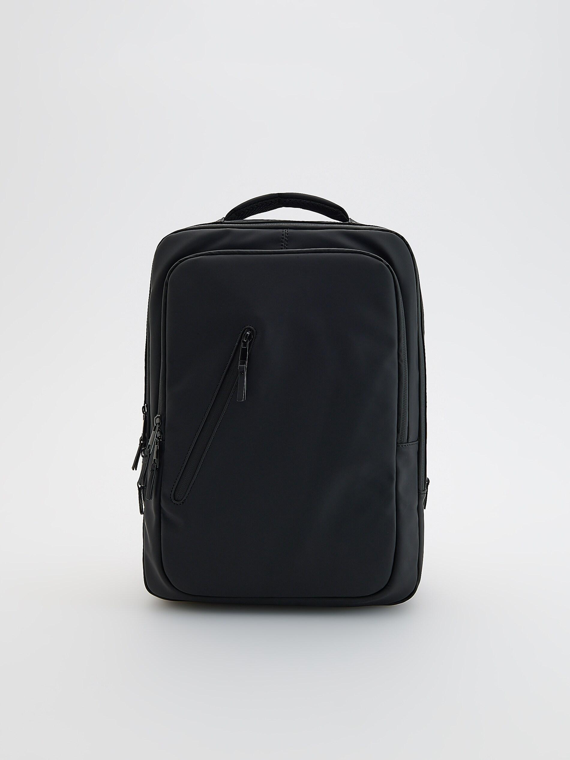 BLACK Backpack with handle, Black, large image number 0