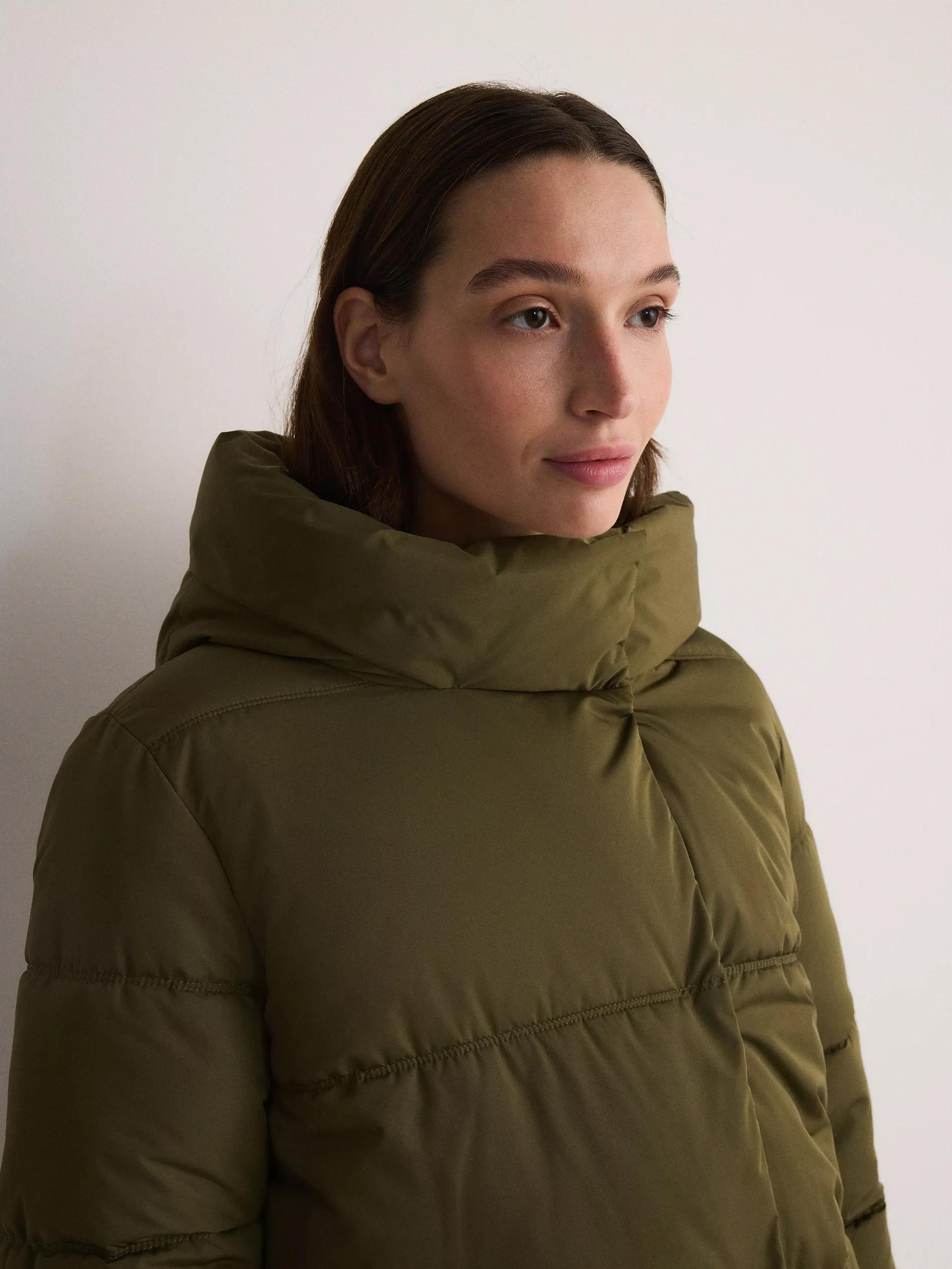 GREEN Quilted jacket with hood, , large image number 2