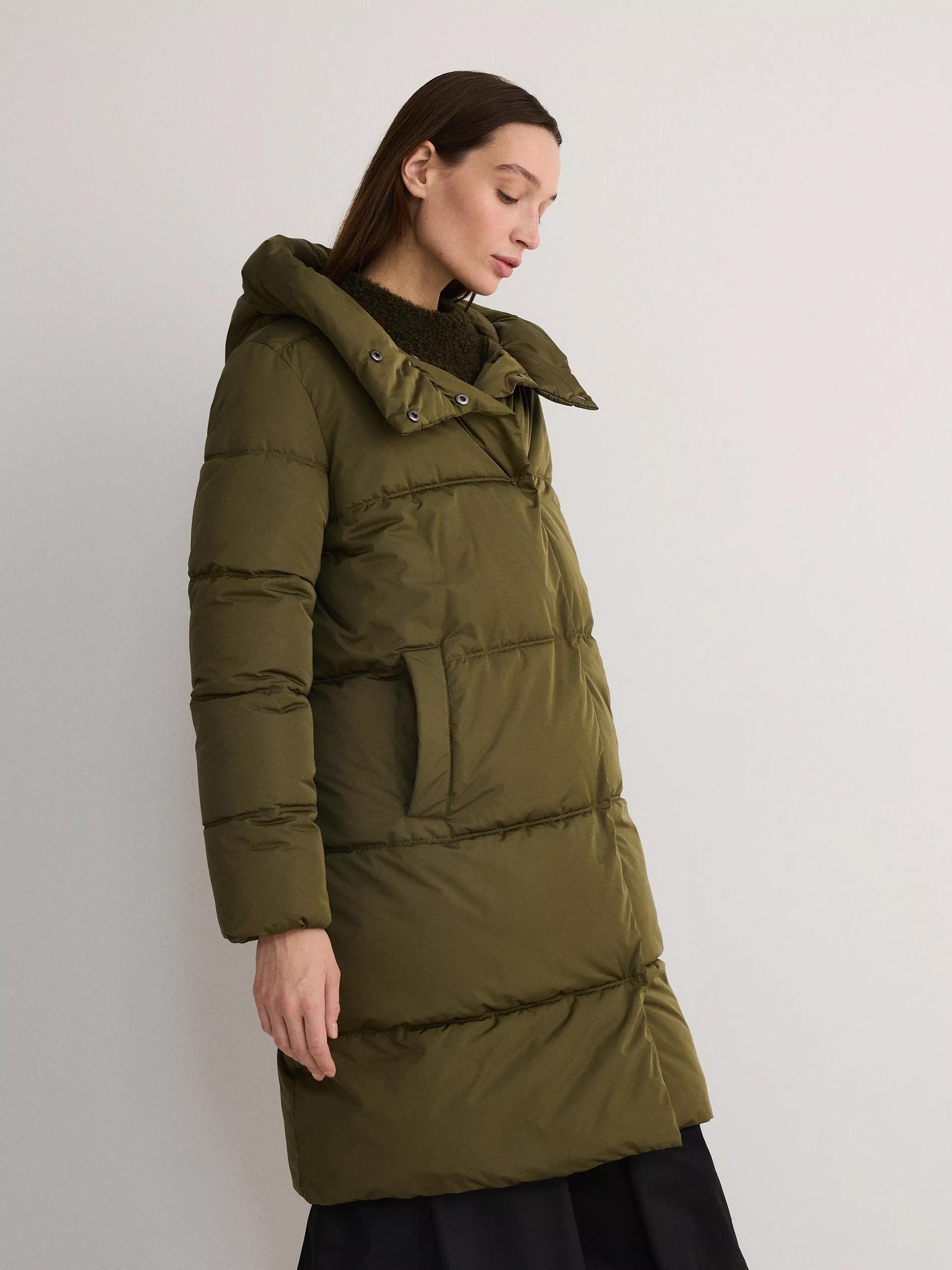 GREEN Quilted jacket with hood, , large image number 3