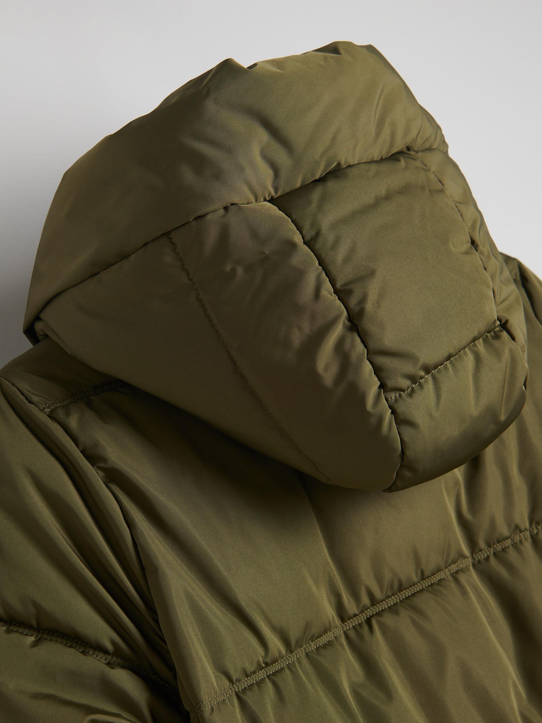 GREEN Quilted jacket with hood, , large image number 6