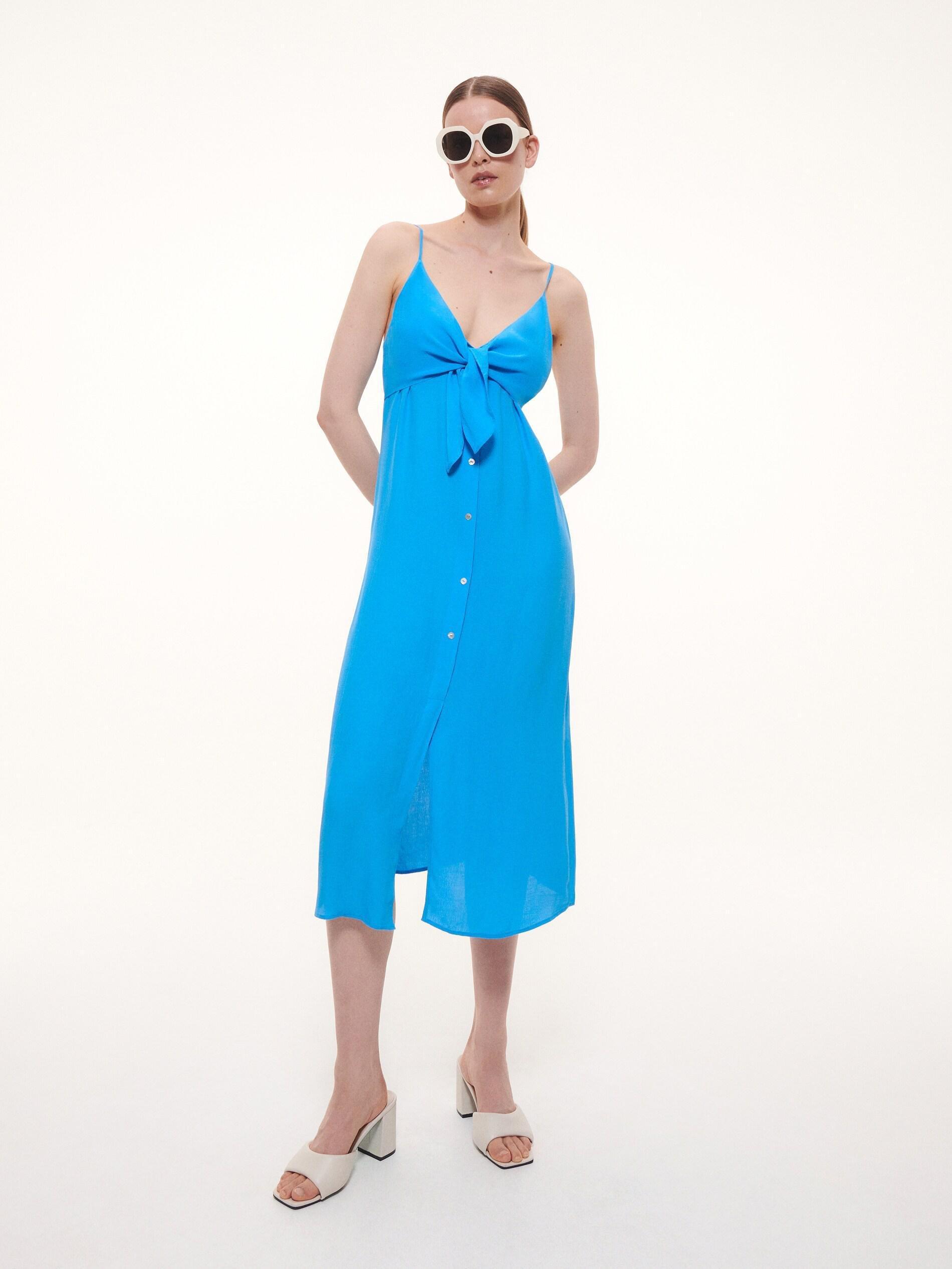 LADIES` DRESS BLUE, , large image number 0