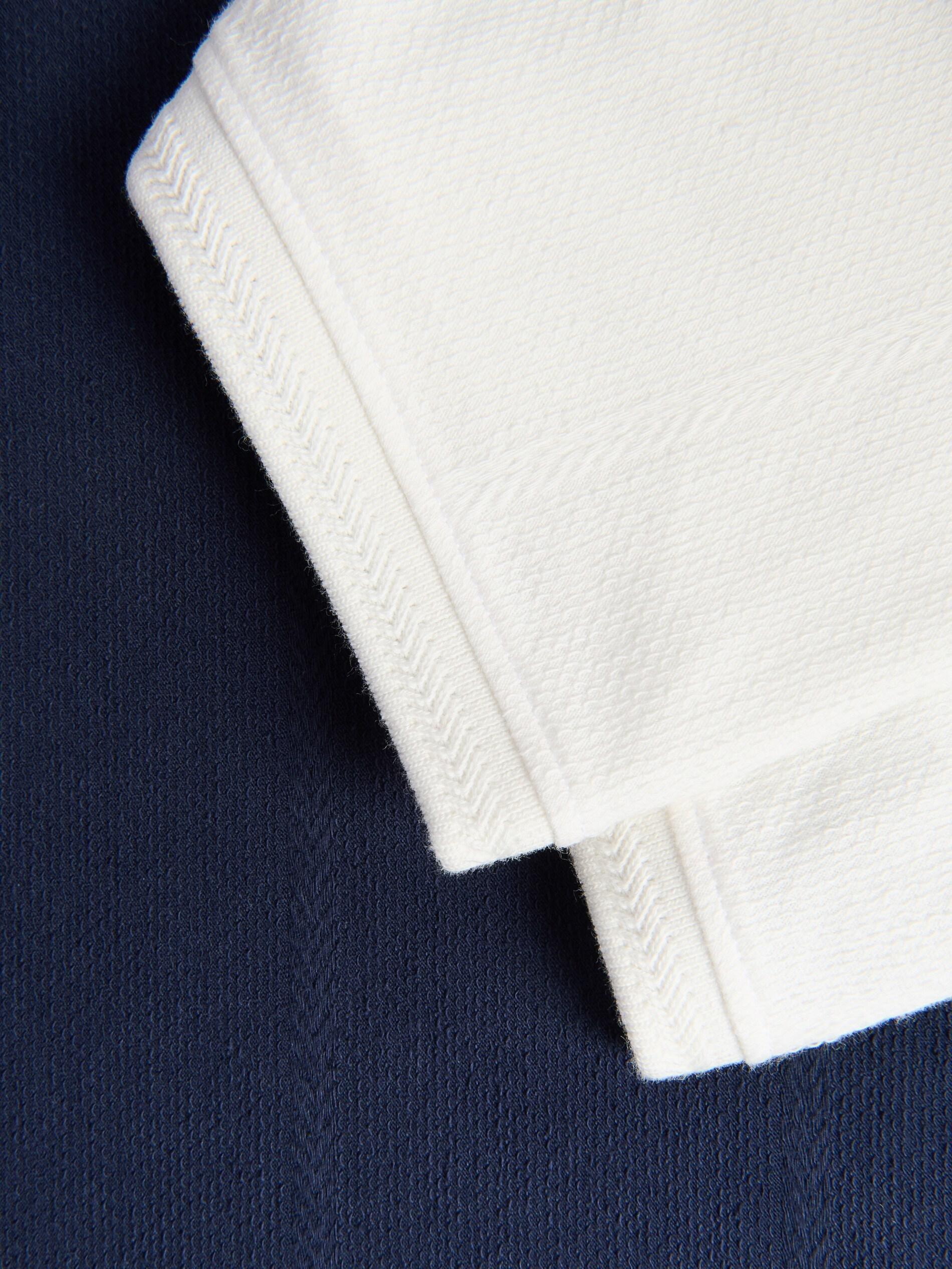 NAVY Comfort fit structural fabric T-shirt, Navy, large image number 1