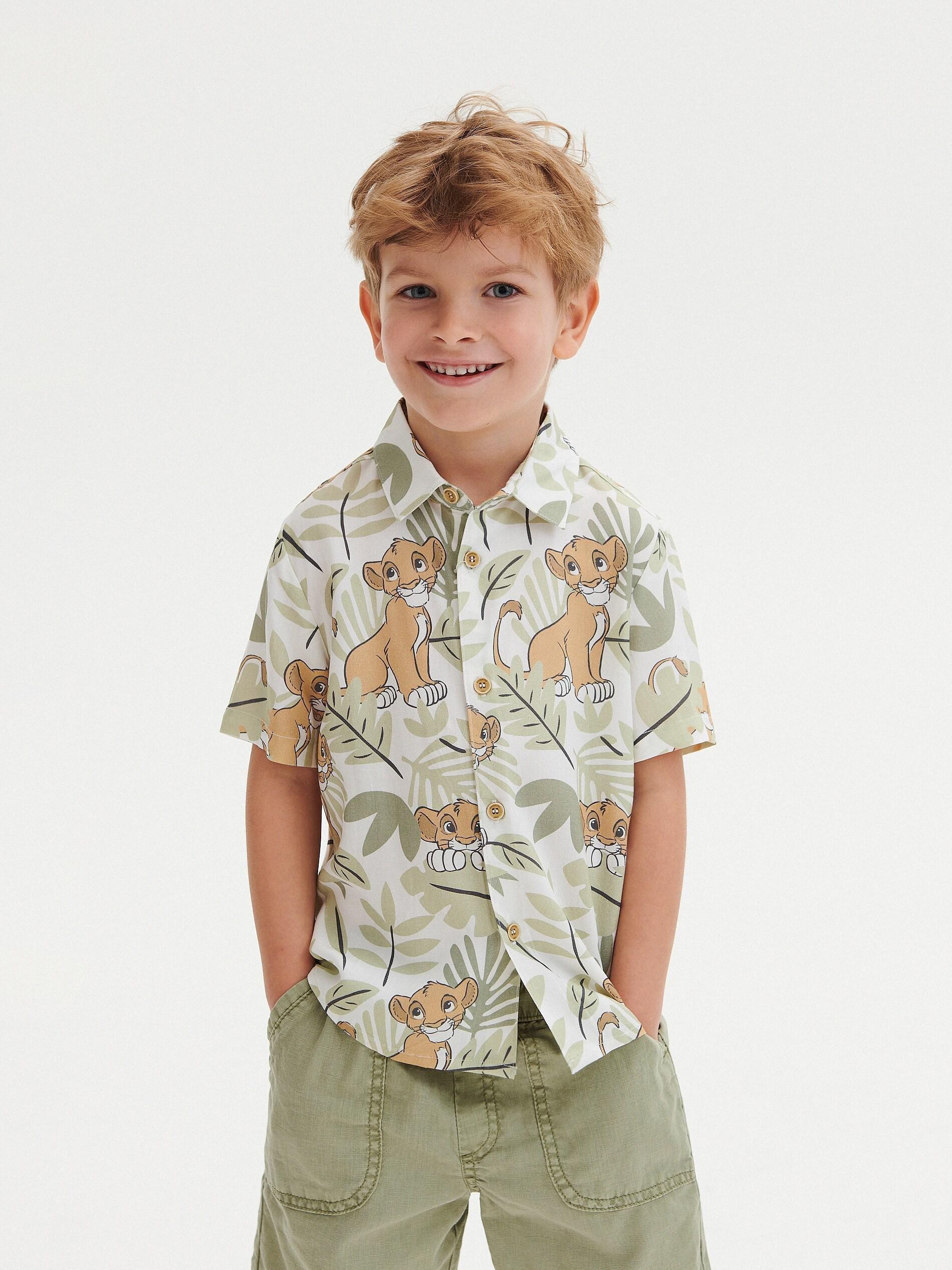 Green Linen Shorts, Kids Boys, , large image number 5