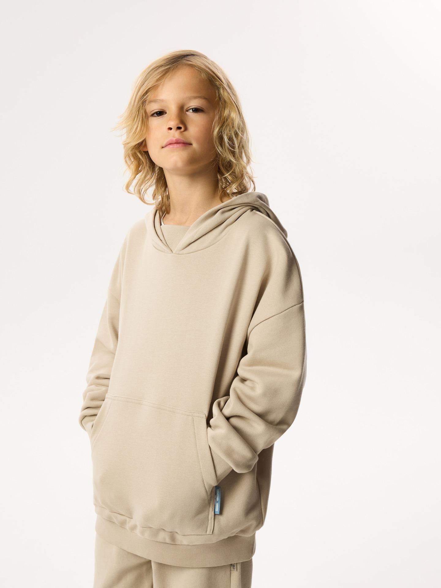 Beige Cotton Rich Sweatshirt With Print, Beige, large image number 5