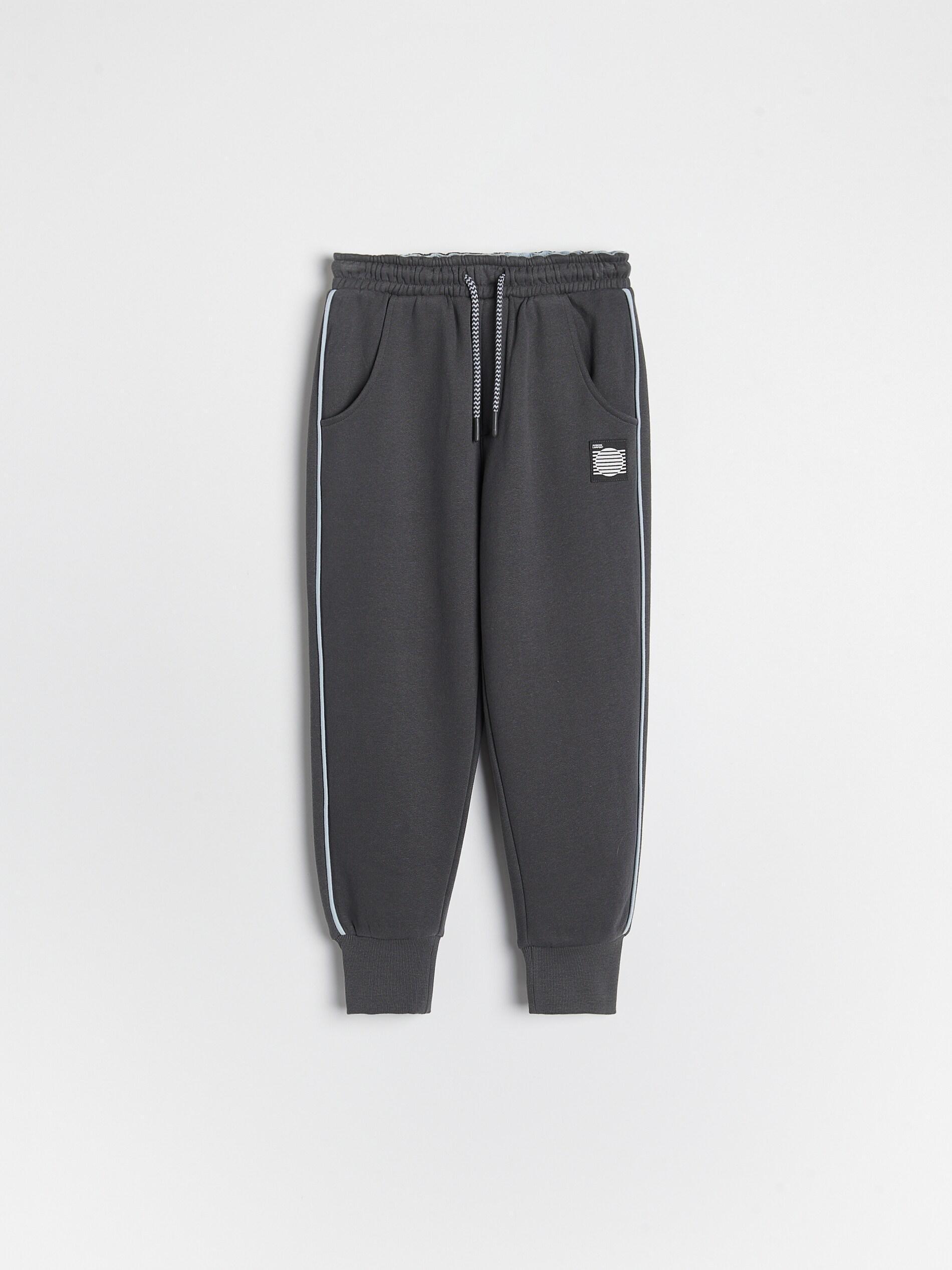 Dark Grey Sweatshirt Joggers With Pockets, Kids Boy, , large image number 3