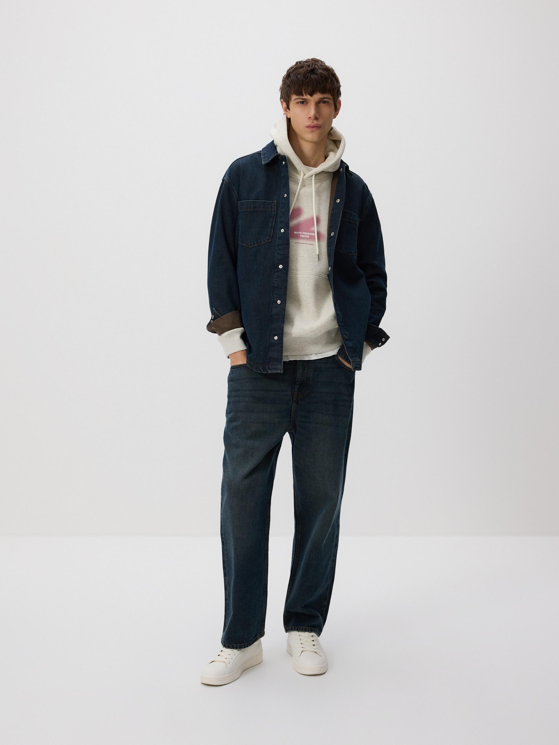 Grey Printed Sweatshirt, Light grey, large image number 2