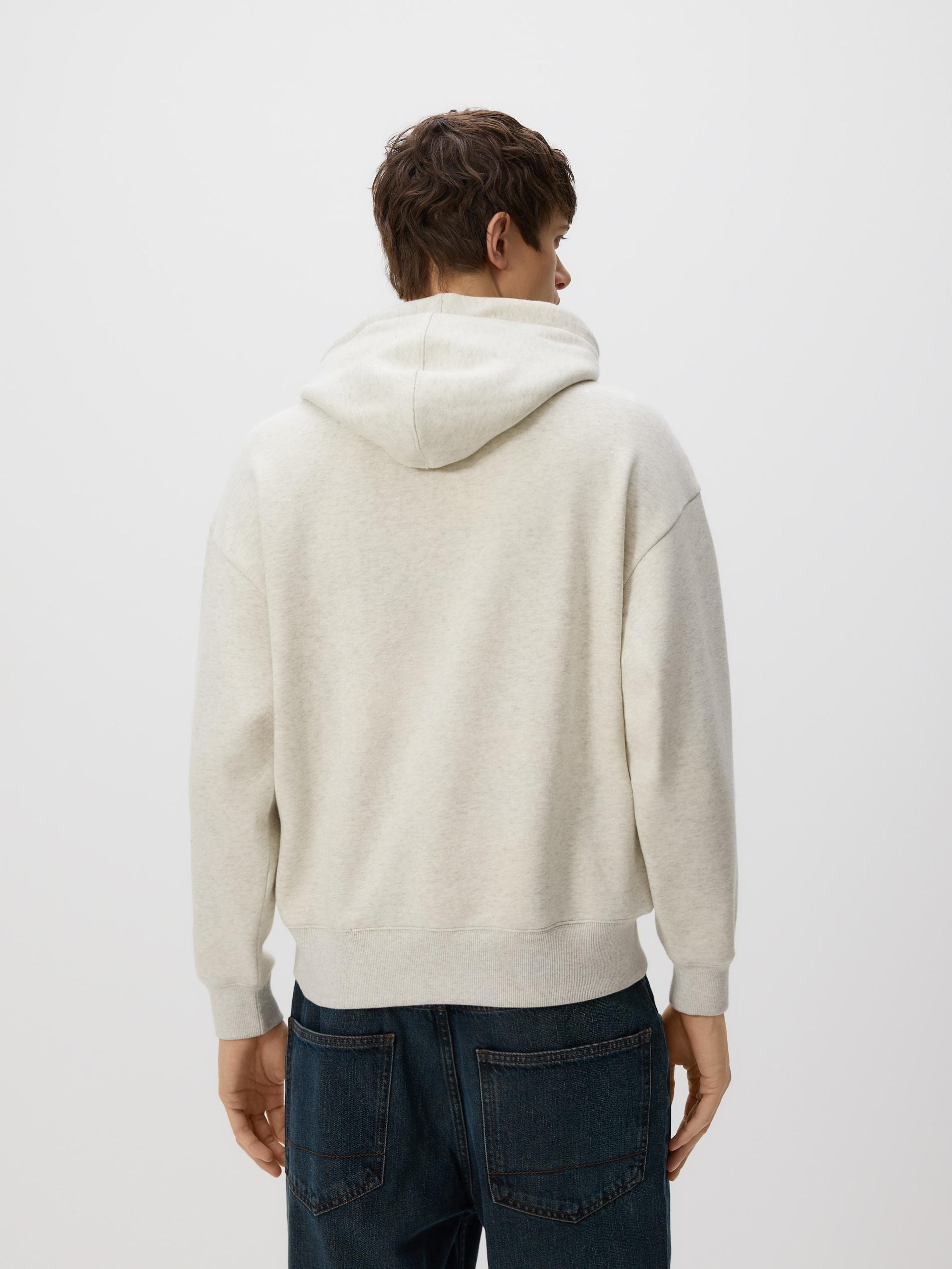 Grey Printed Sweatshirt, Light grey, large image number 3