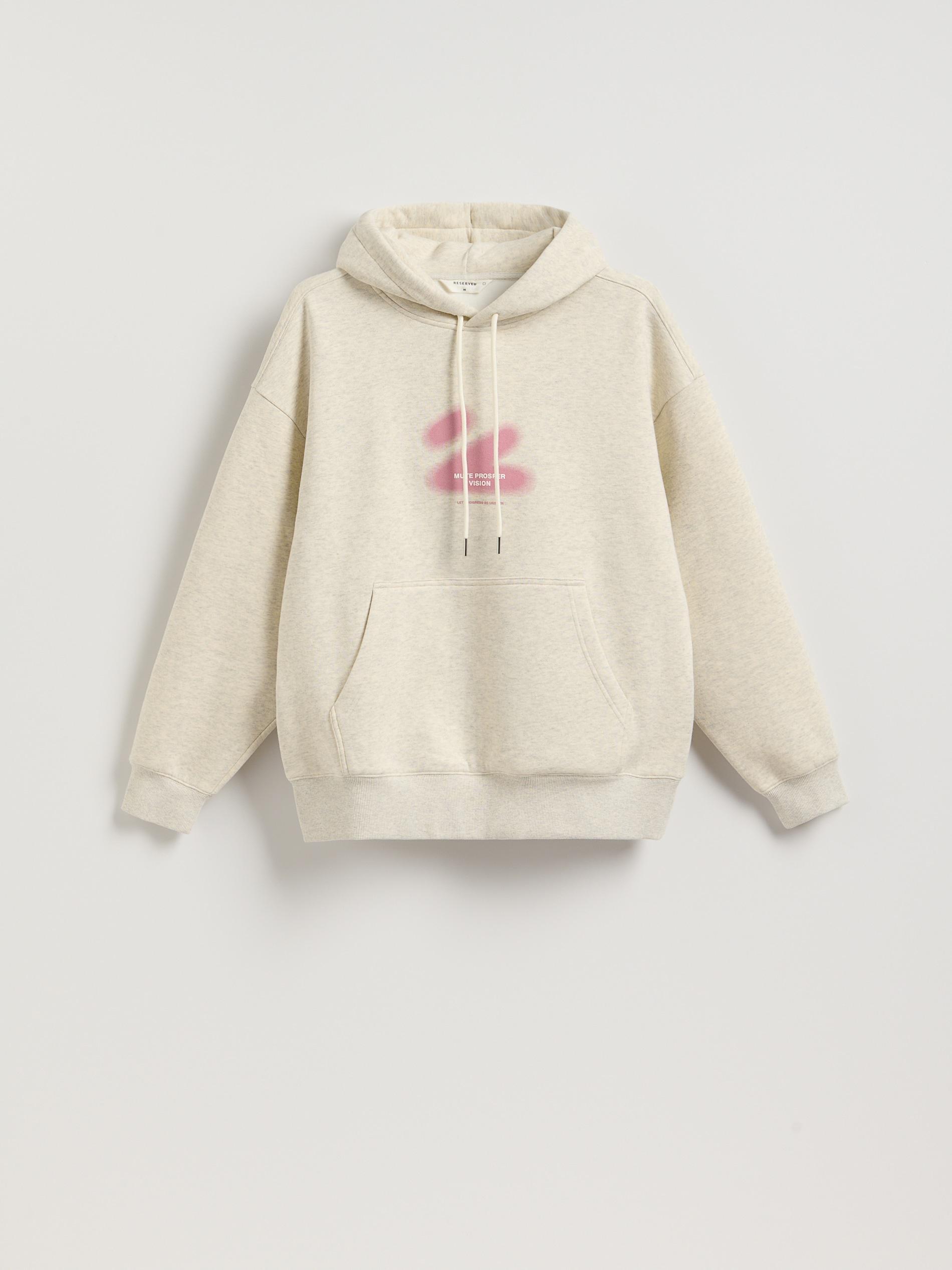 Grey Printed Sweatshirt, Light grey, large image number 4