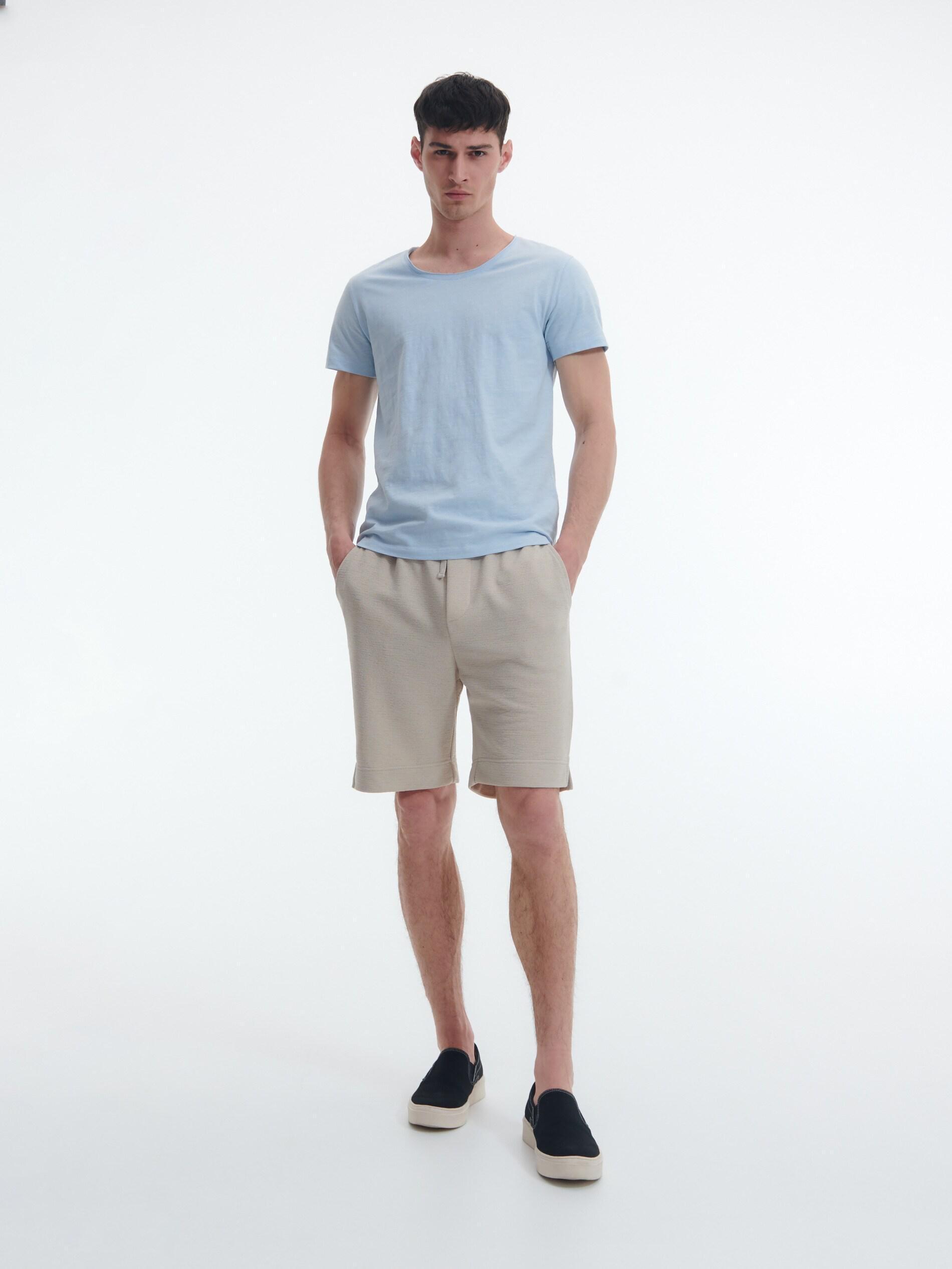 Pale Blue Regular Fit T-Shirt, , large image number 0
