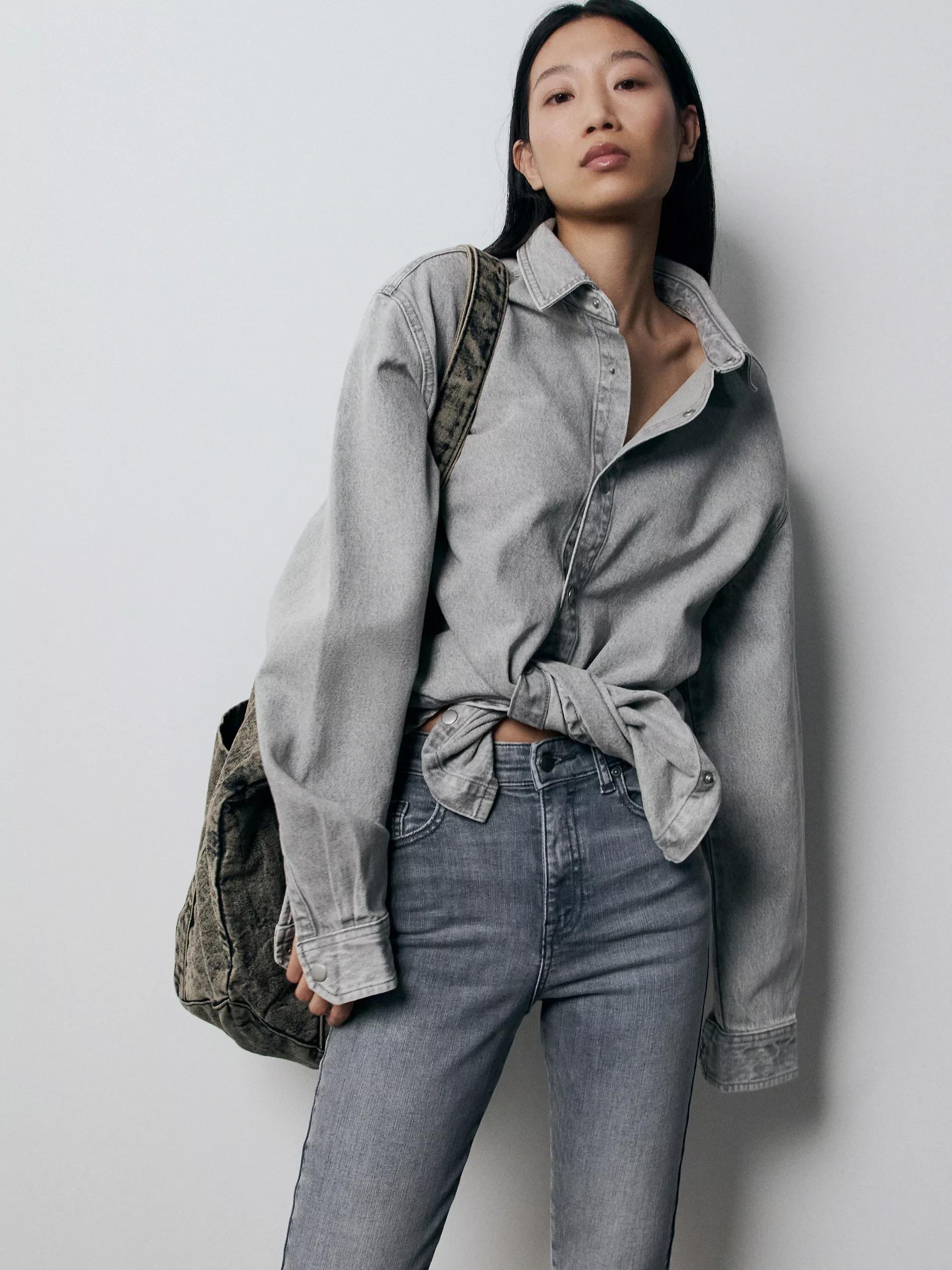 Grey Jeans Trousers, Light grey, large image number 2