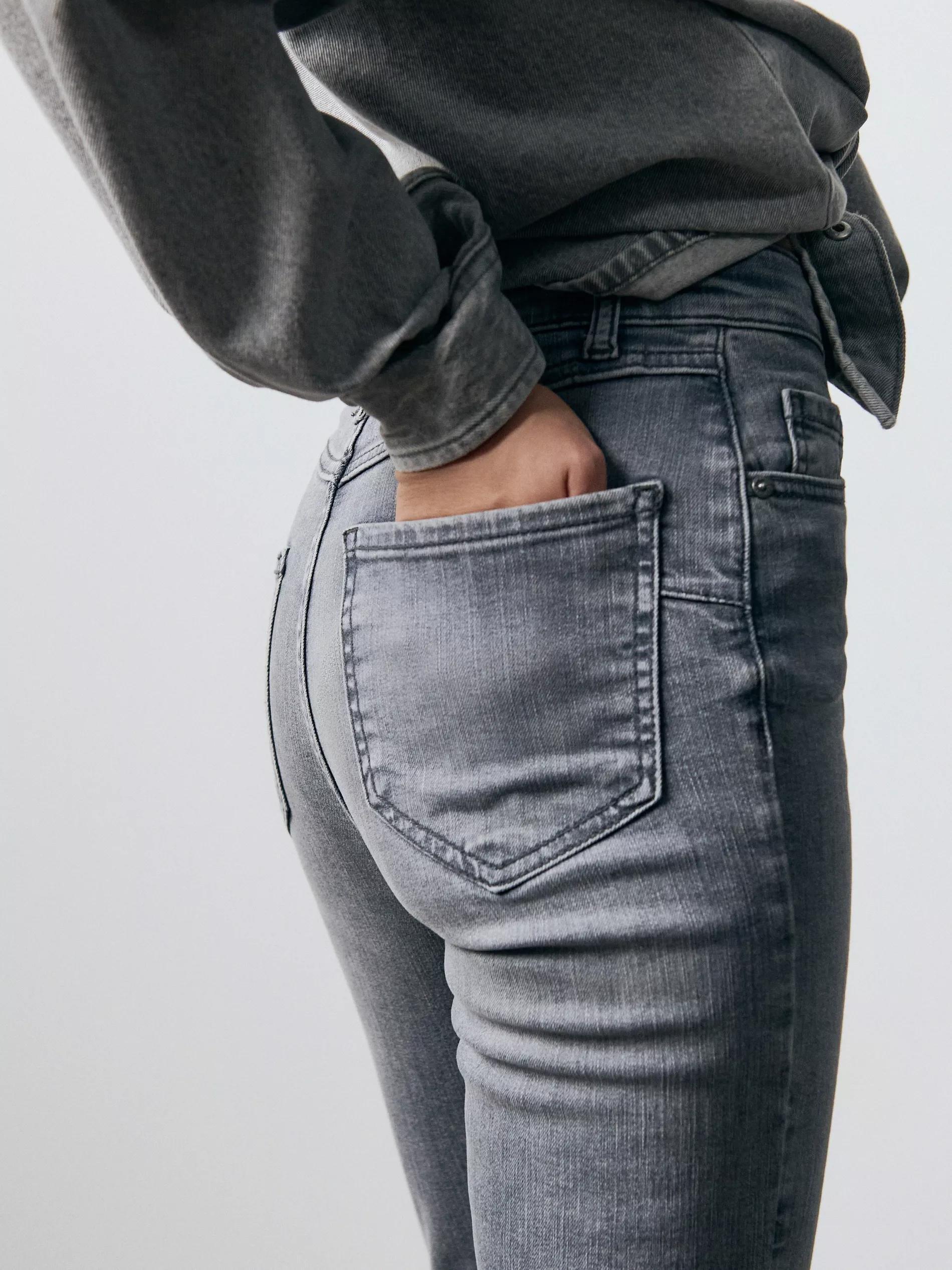 Grey Jeans Trousers, Light grey, large image number 3