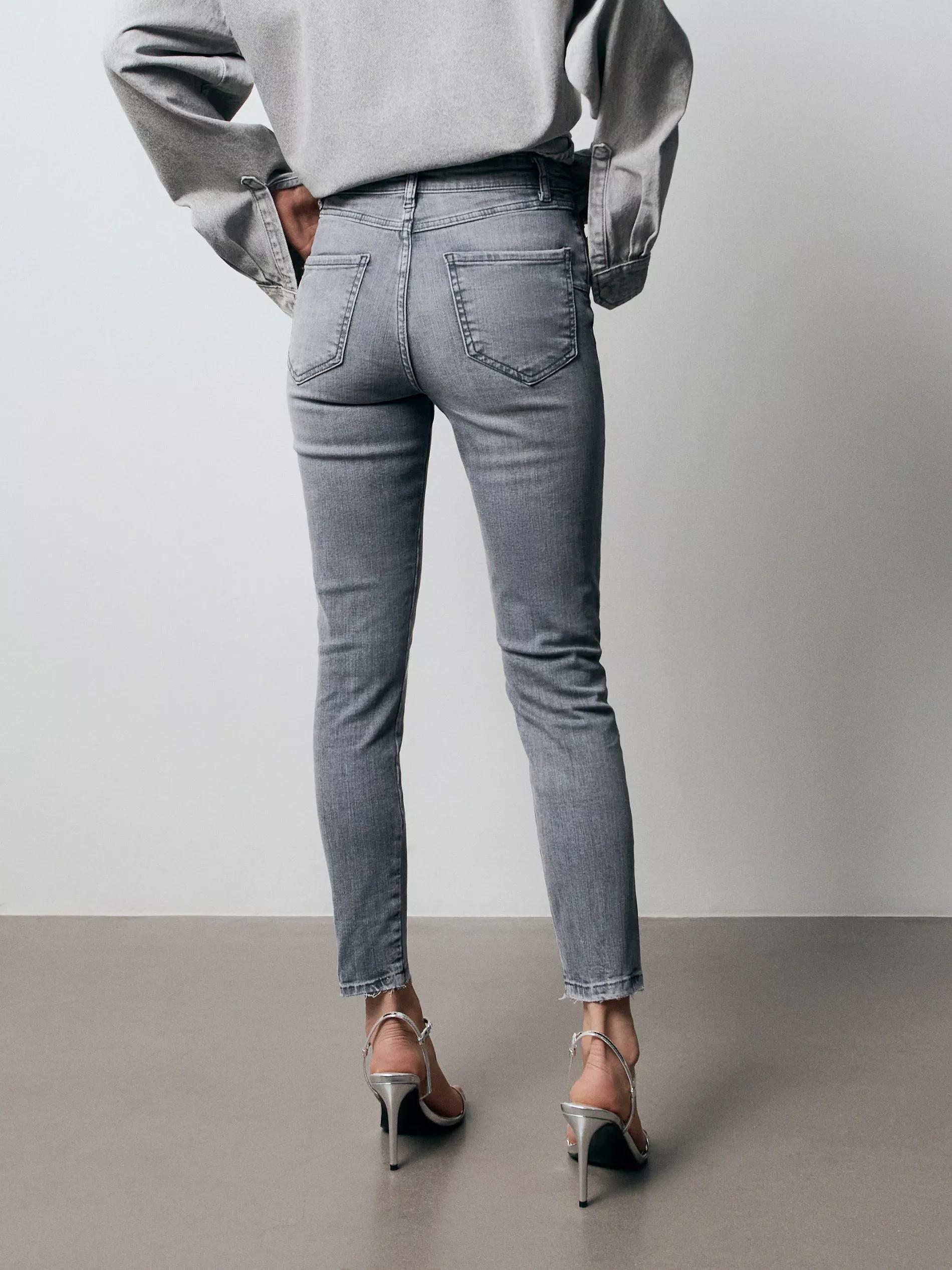 Grey Jeans Trousers, Light grey, large image number 4