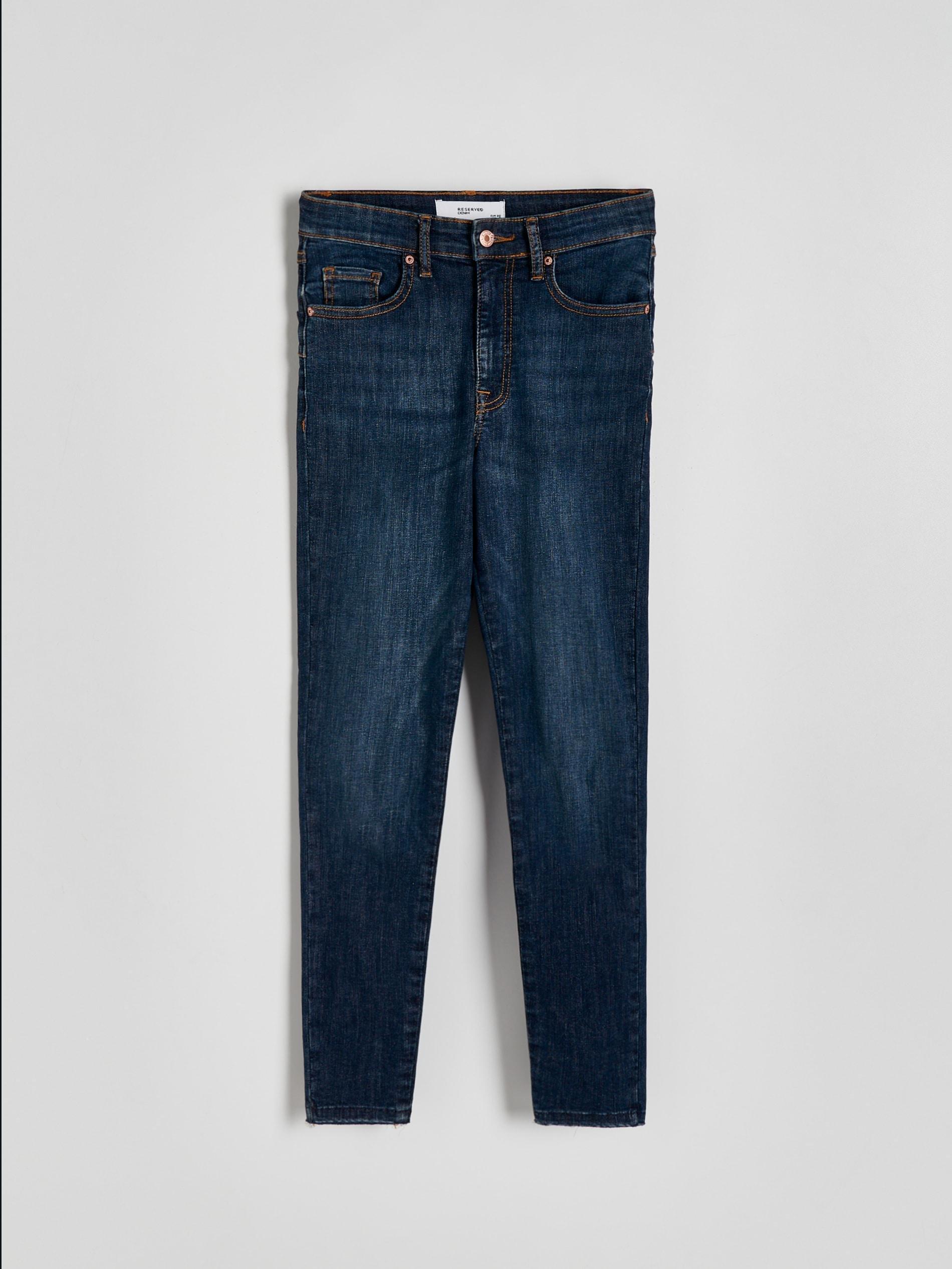 Navy Jeans Trousers, Navy, large image number 2