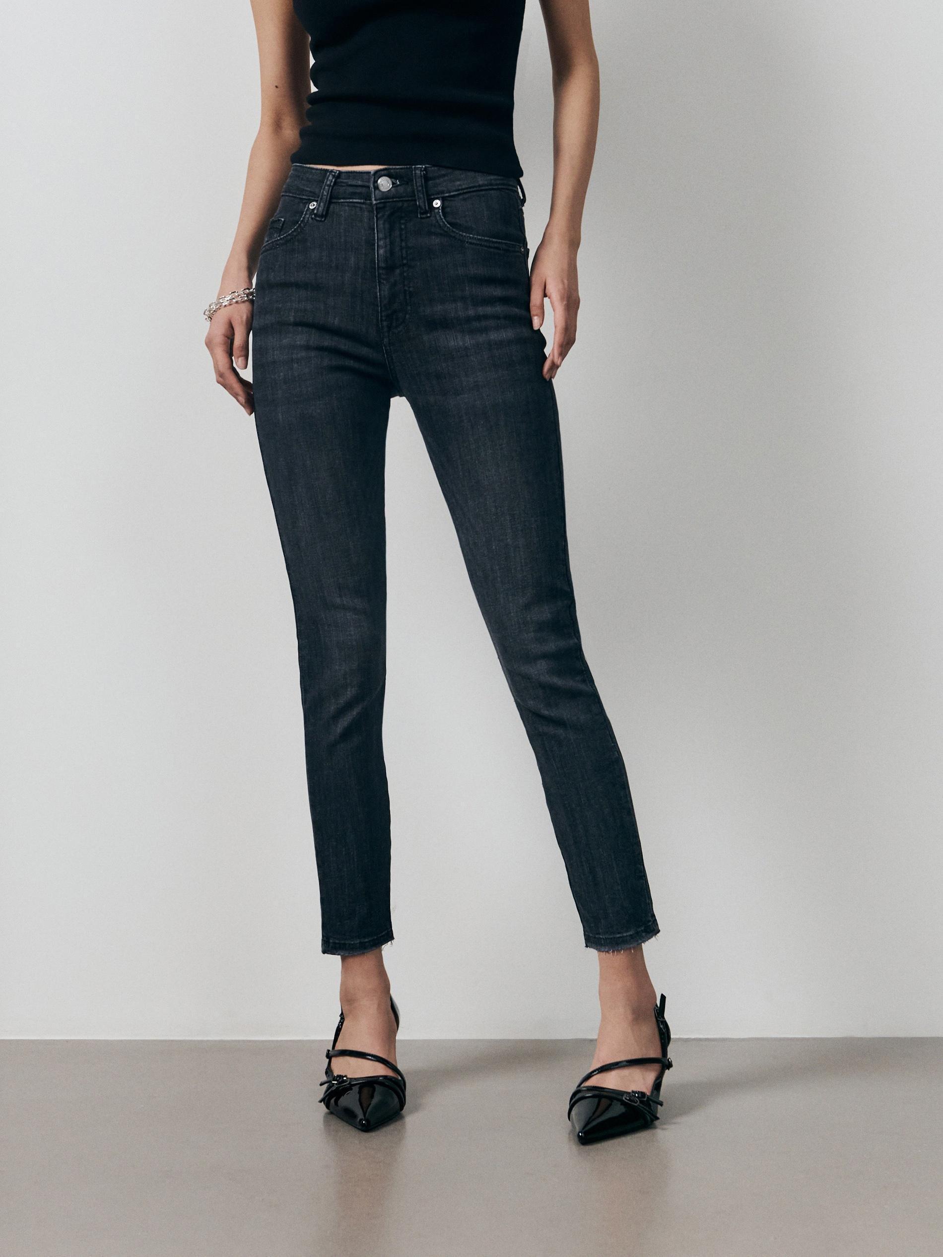 Grey Jeans Trousers, Grey, large image number 2