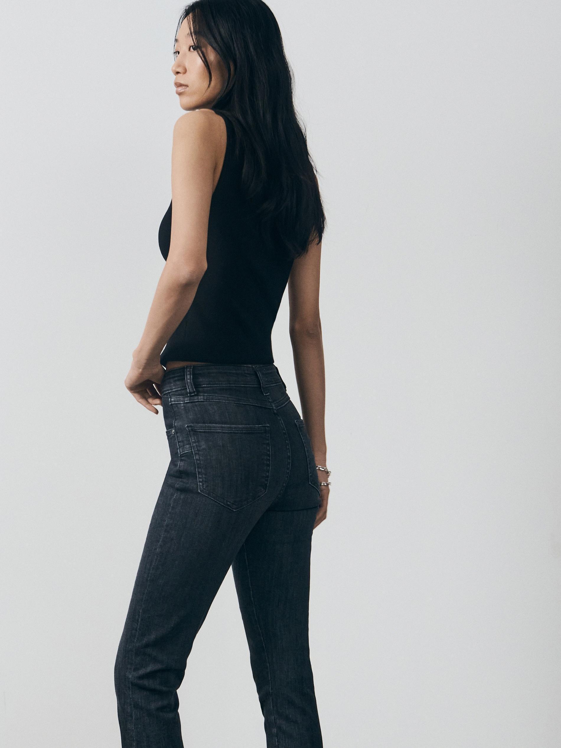 Grey Jeans Trousers, Grey, large image number 3