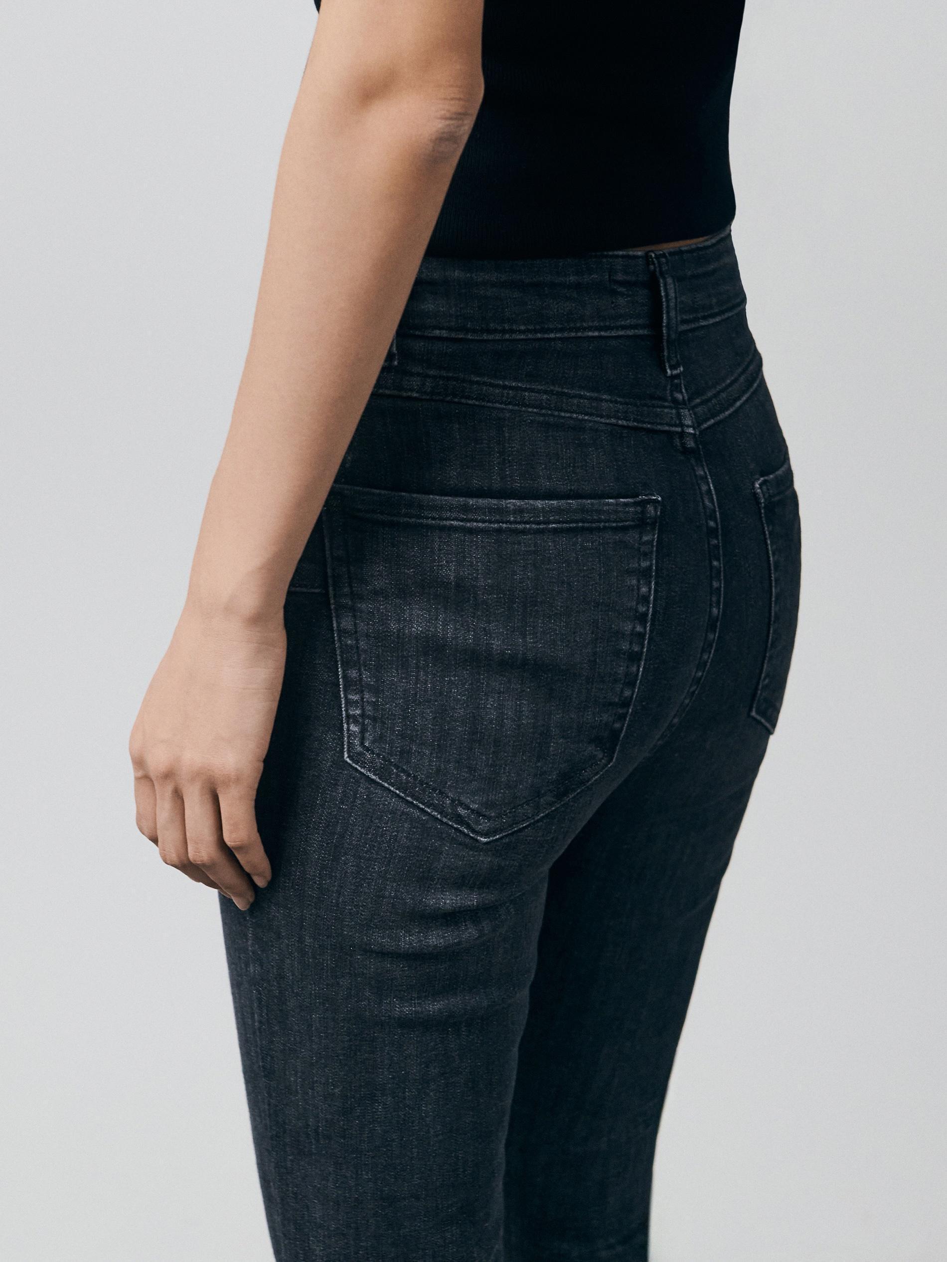 Grey Jeans Trousers, Grey, large image number 4
