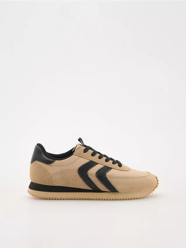 Multicolour Sports Shoes With Leather Inserts, , large image number 0
