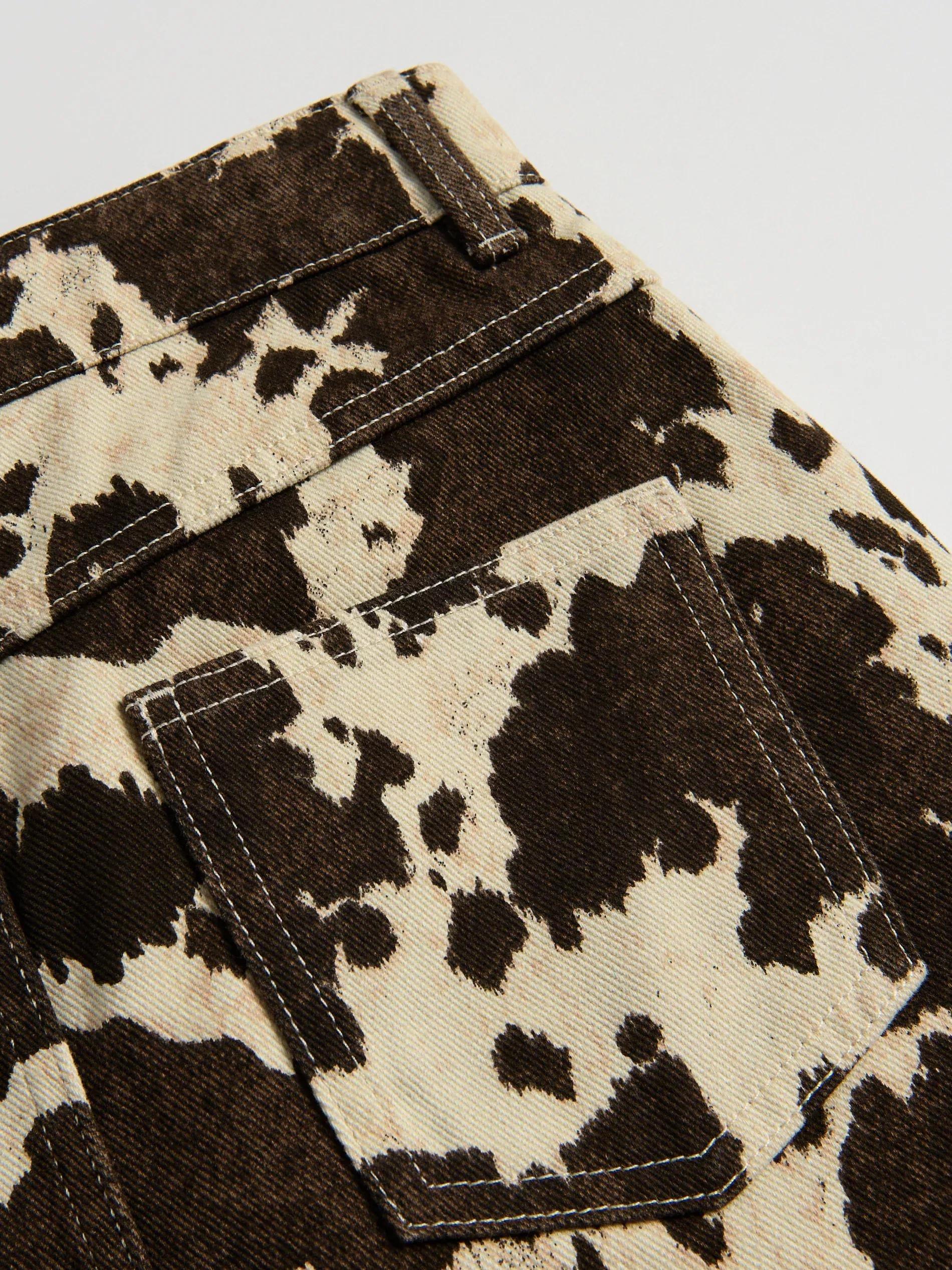 MULTICOLOR Animal pattern skirt, , large image number 3