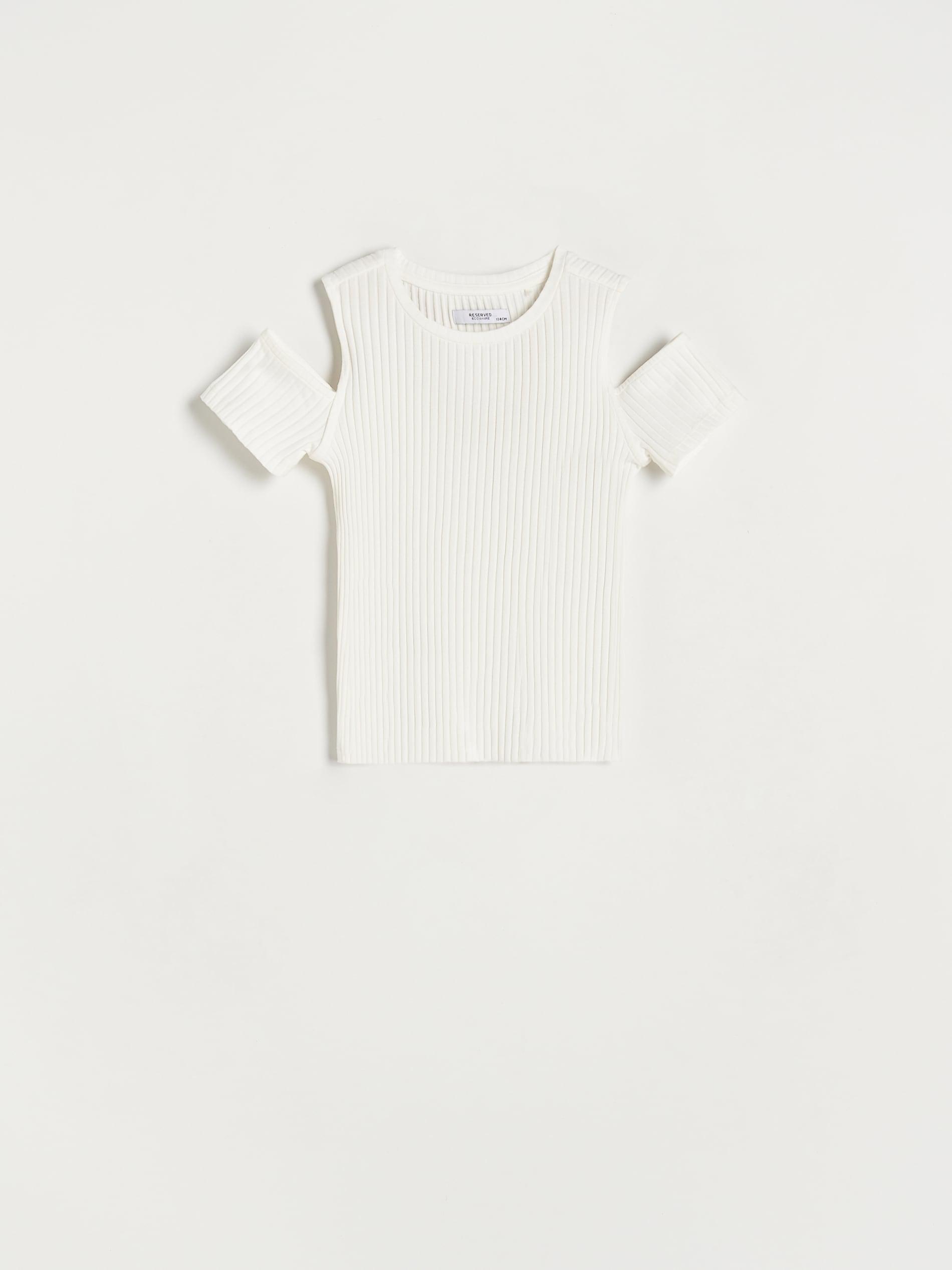 Ivory Open Back T-Shirt, Kids Girls, , large image number 4