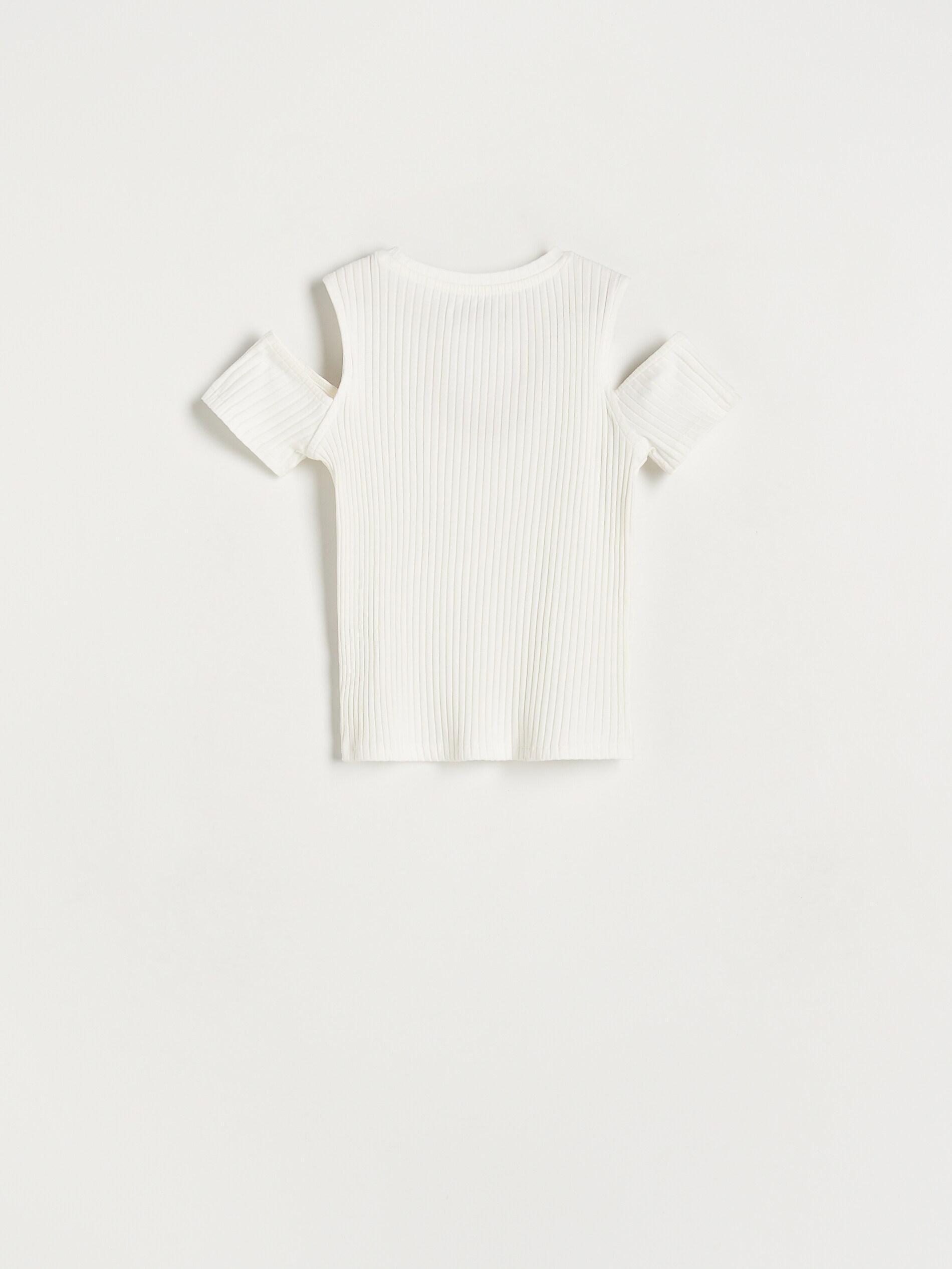 Ivory Open Back T-Shirt, Kids Girls, , large image number 6