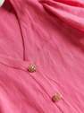 Reserved - Pink Dress With Linen