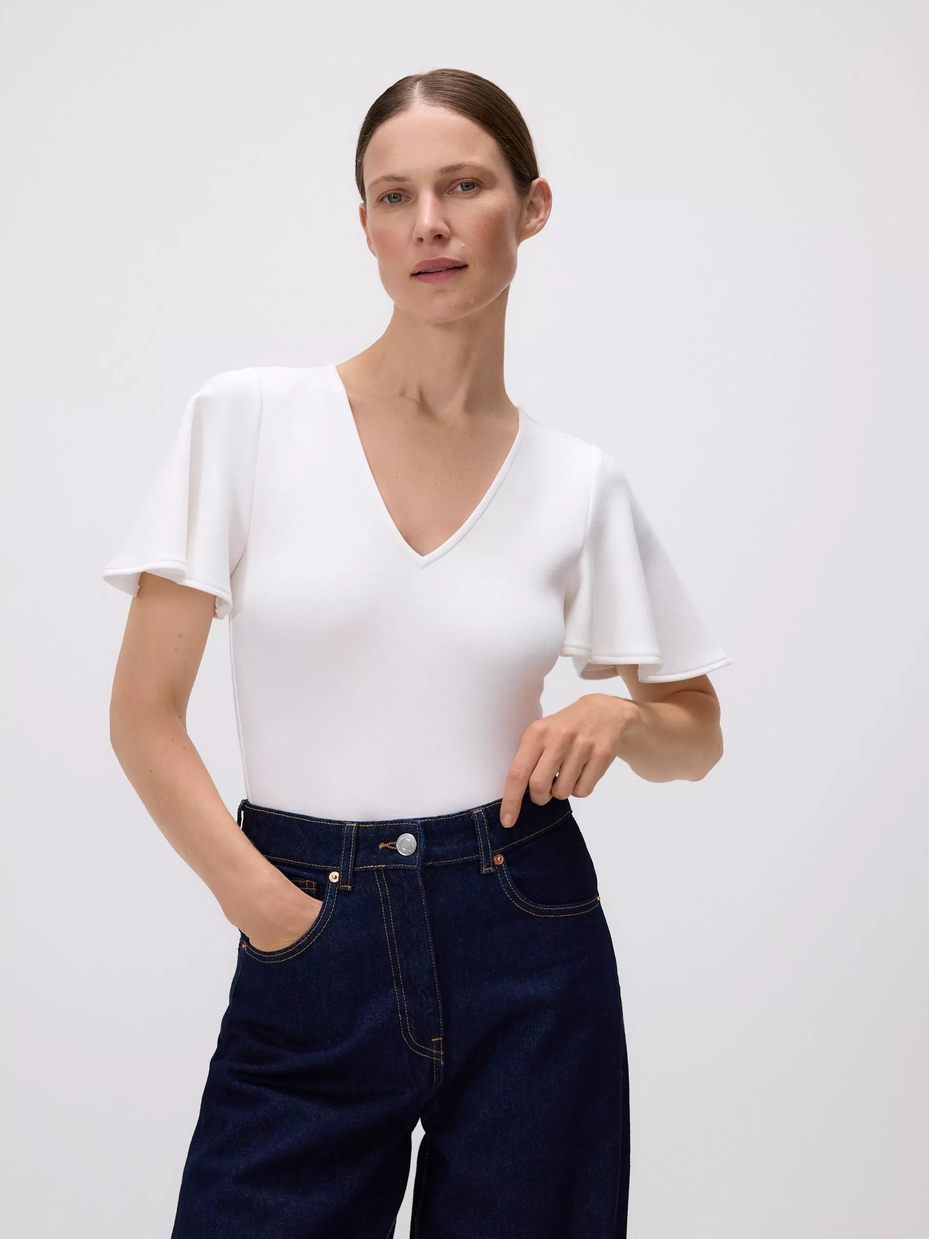 White  Blouse Body, , medium