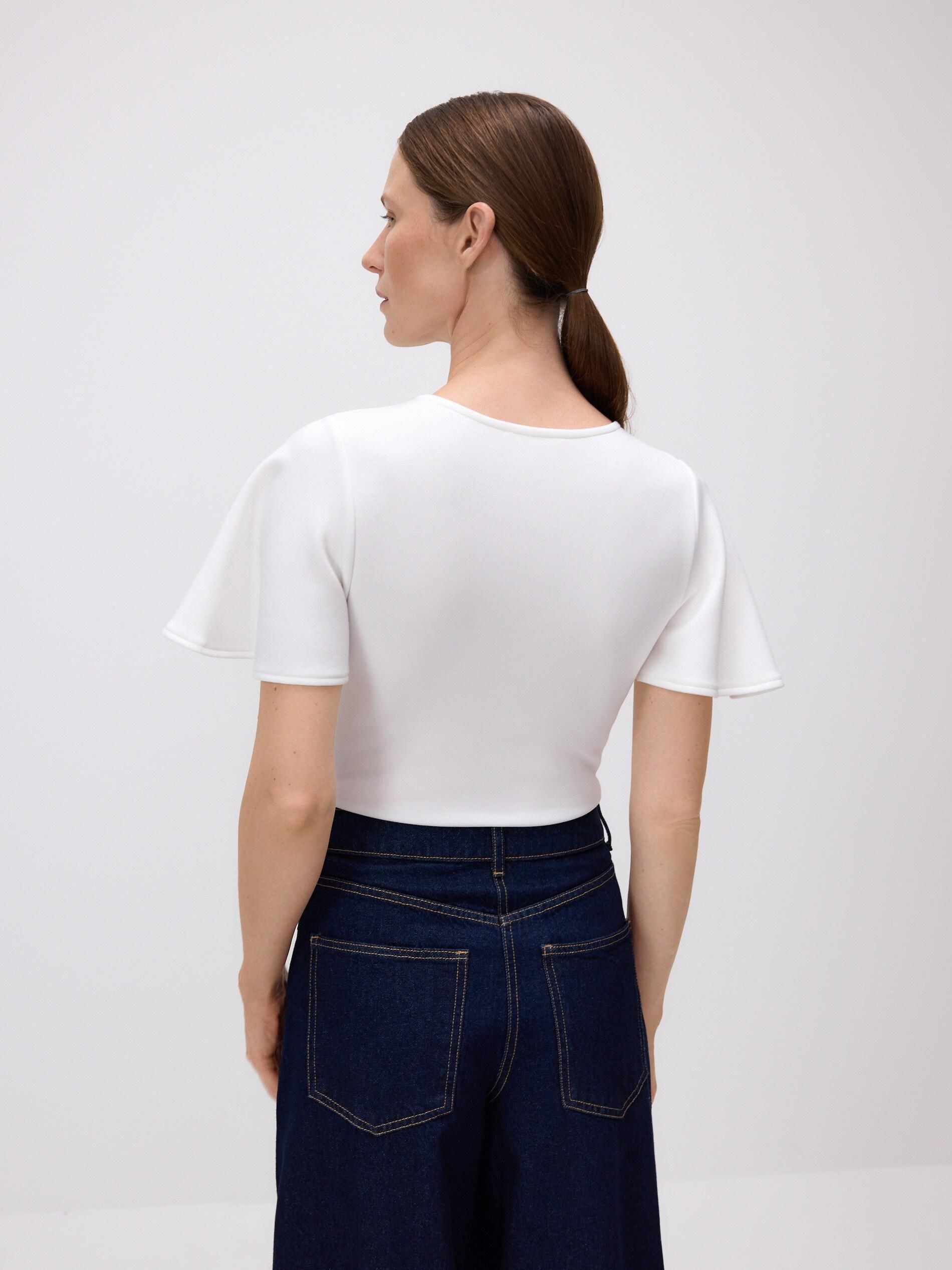 White Ladies` Blouse Body, White, large image number 3