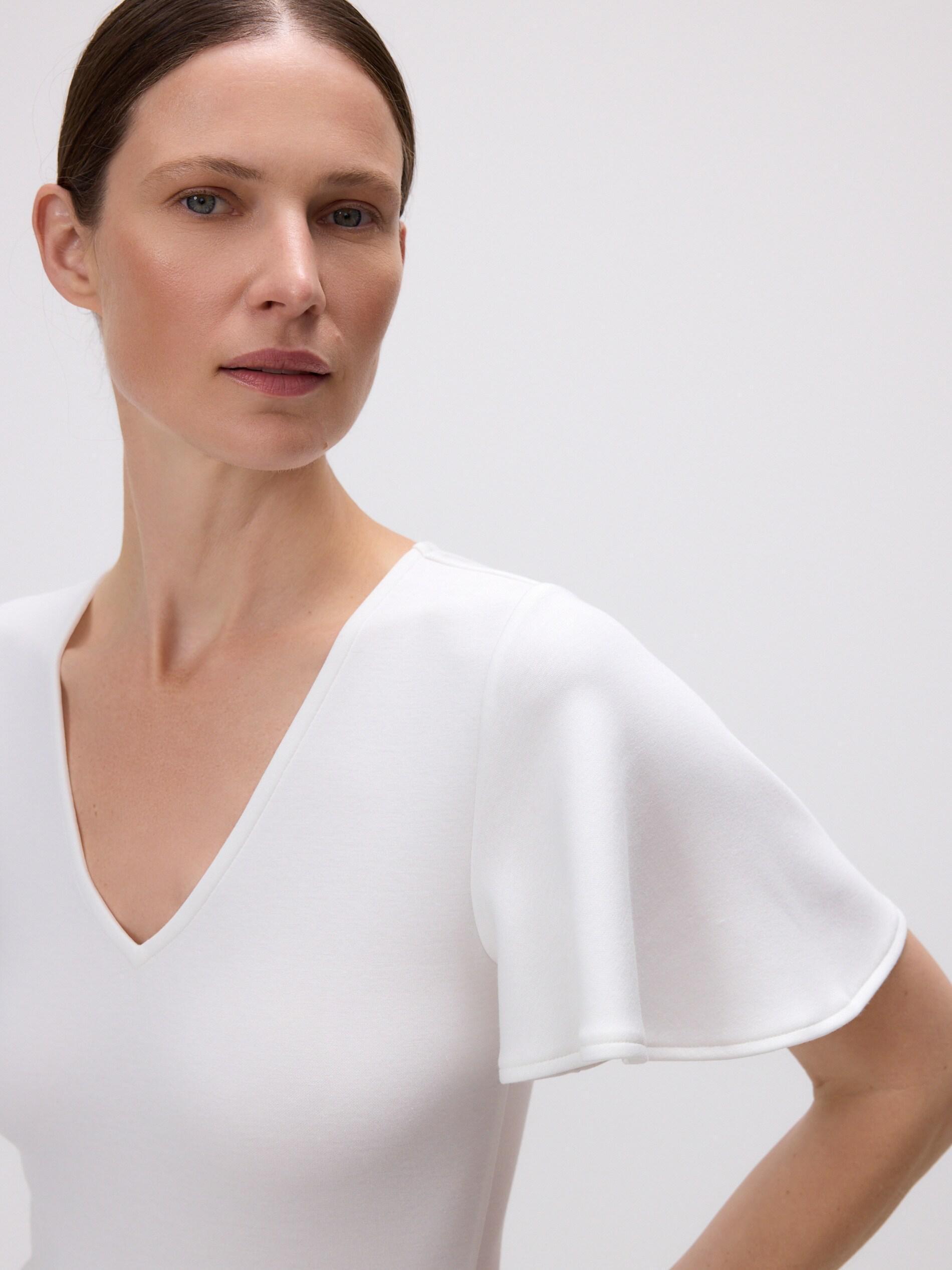 White Ladies` Blouse Body, White, large image number 4