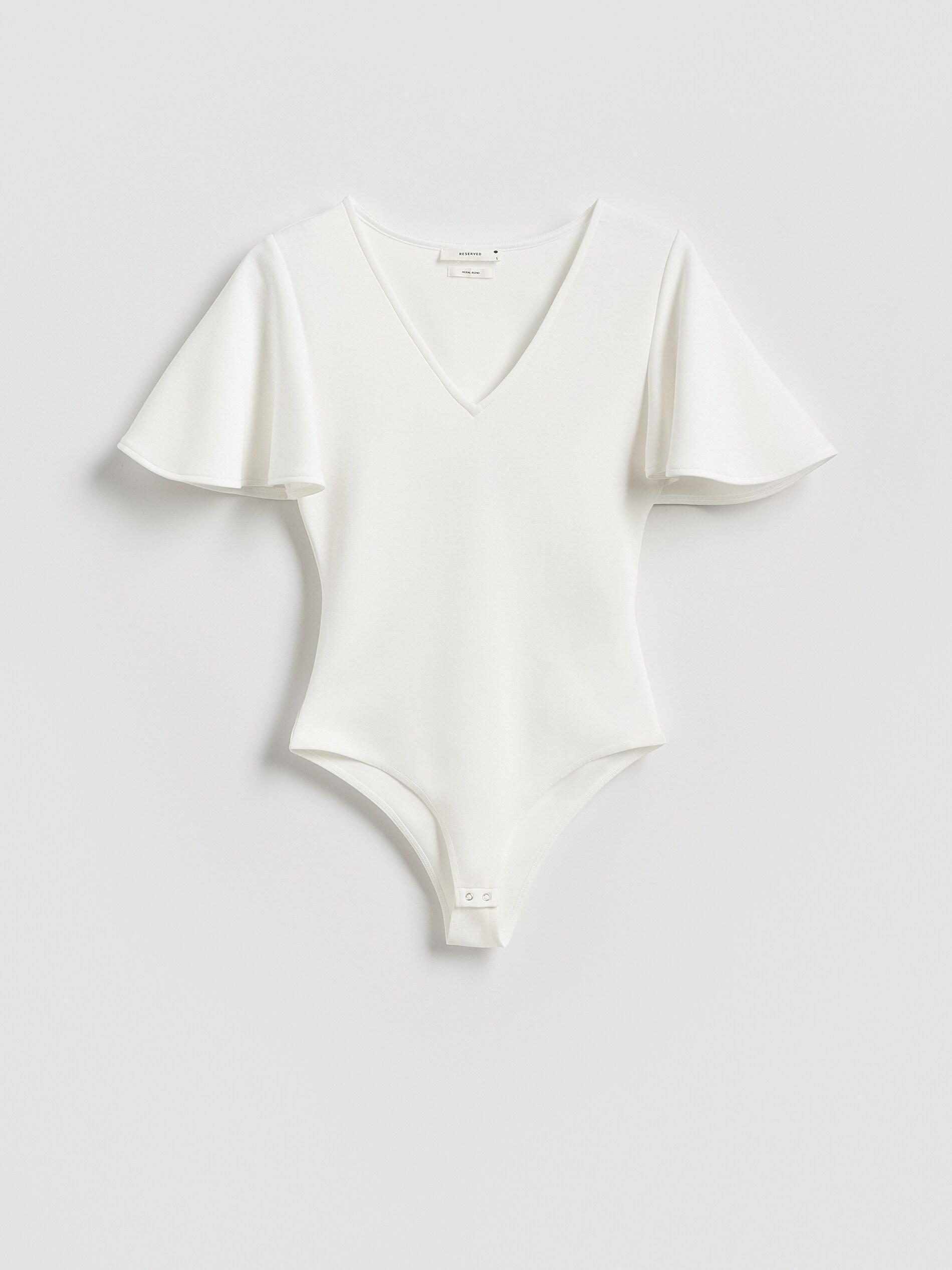 White Ladies` Blouse Body, White, large image number 5