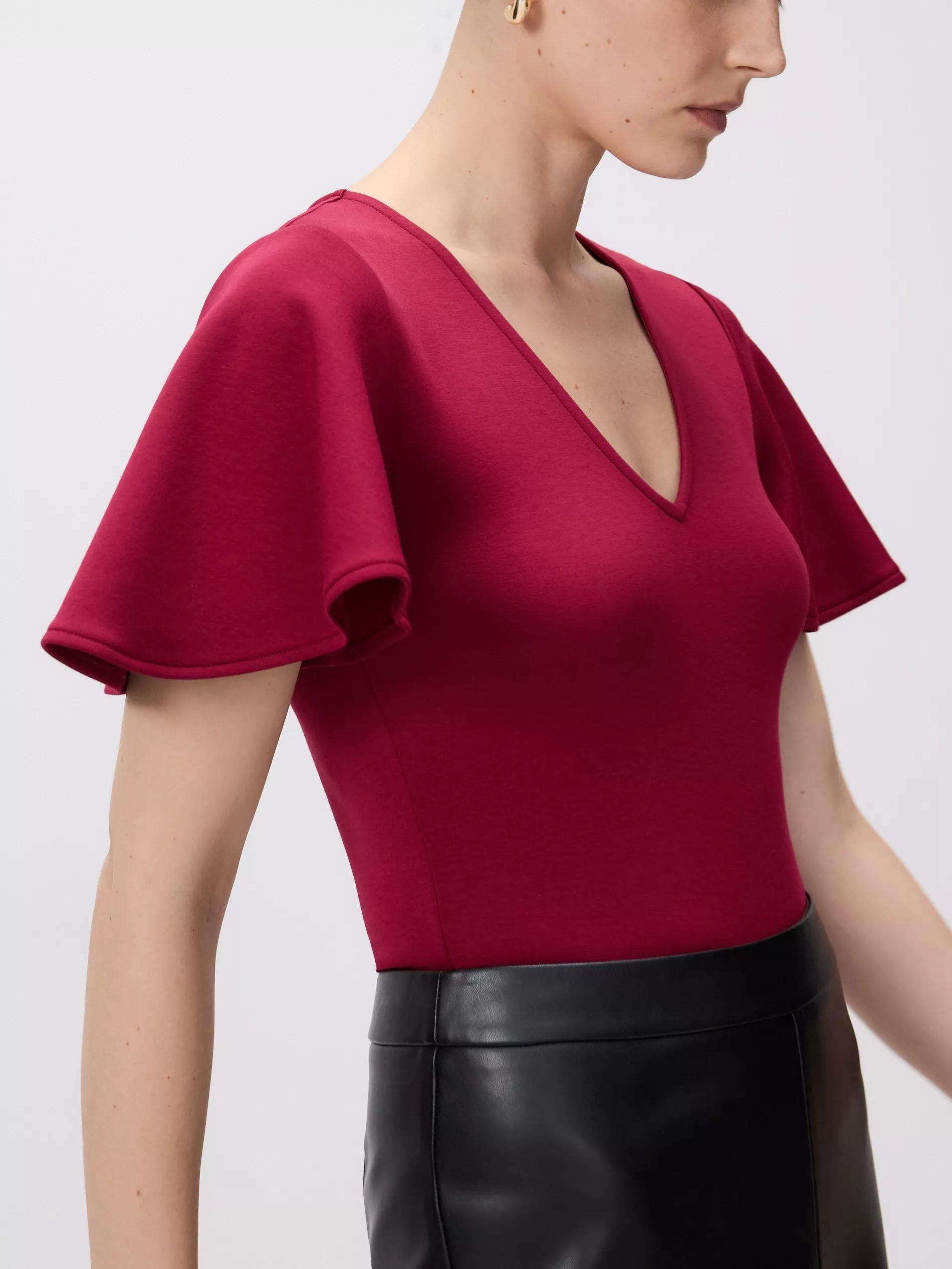 Maroon Ladies` Blouse Body, , large image number 1