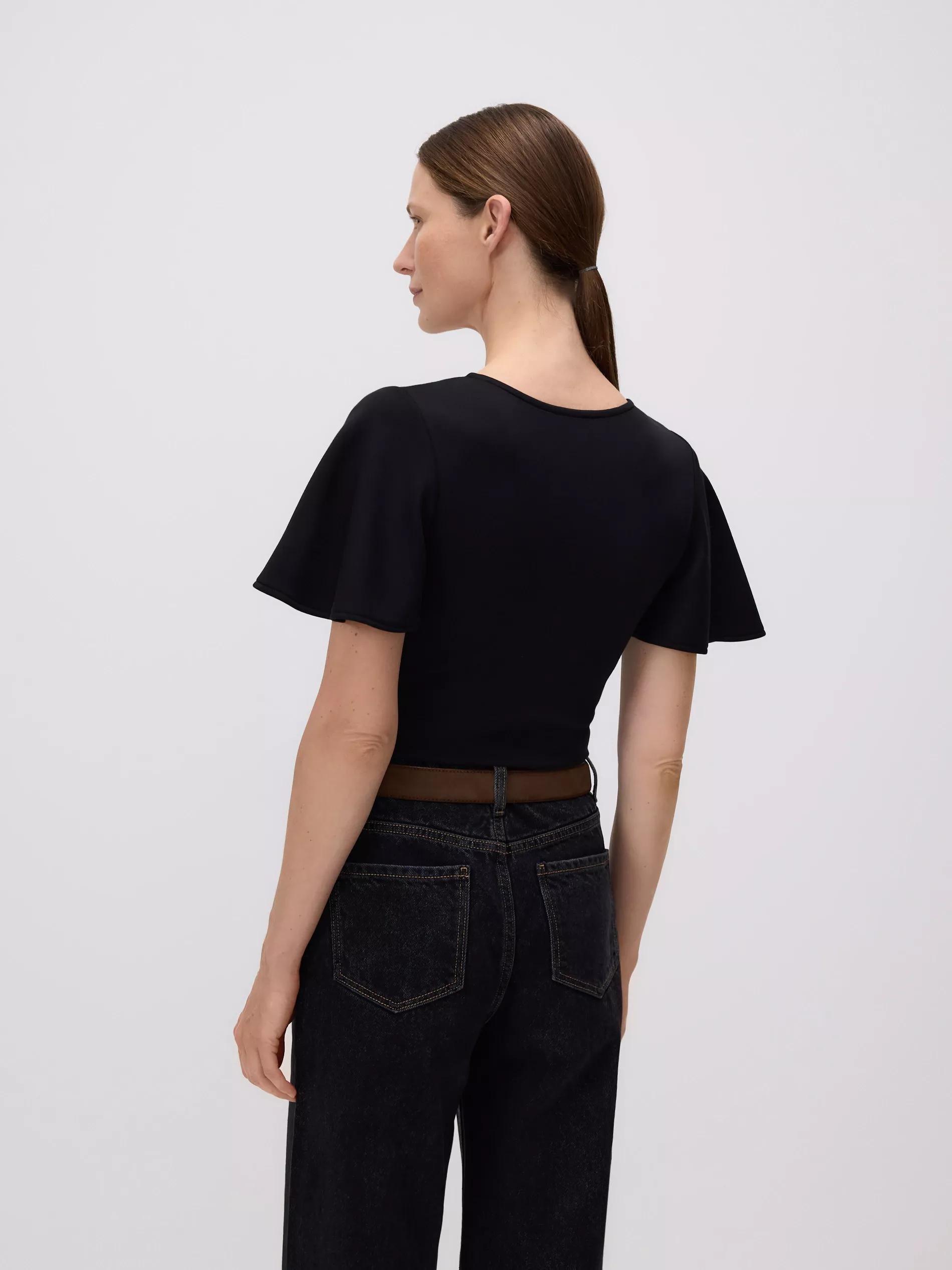 BLACK LADIES` BLOUSE BODY, , large image number 1