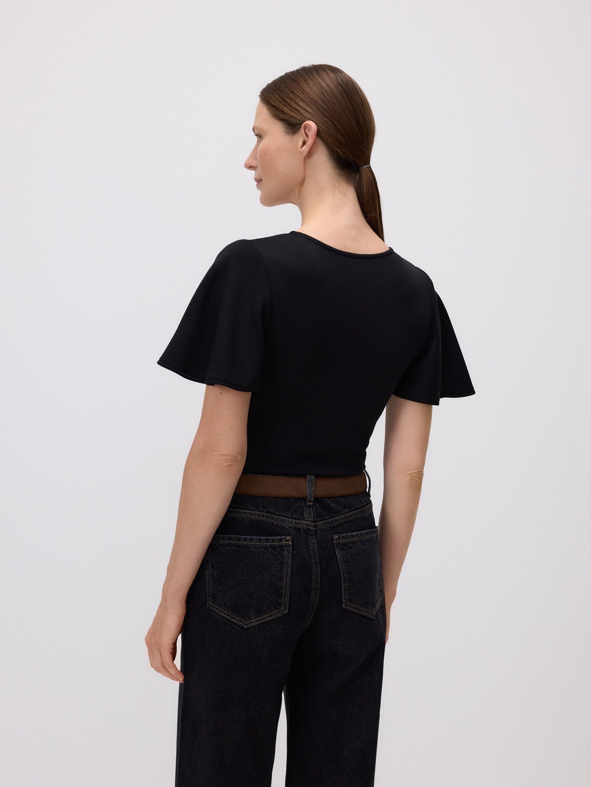 Black Ladies` Blouse Body, Black, large image number 1