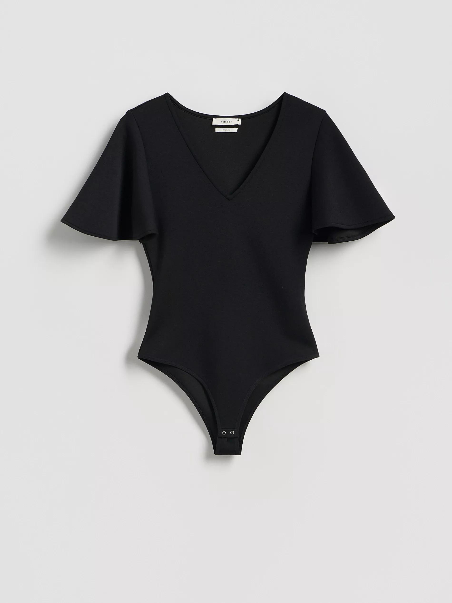 BLACK LADIES` BLOUSE BODY, , large image number 2