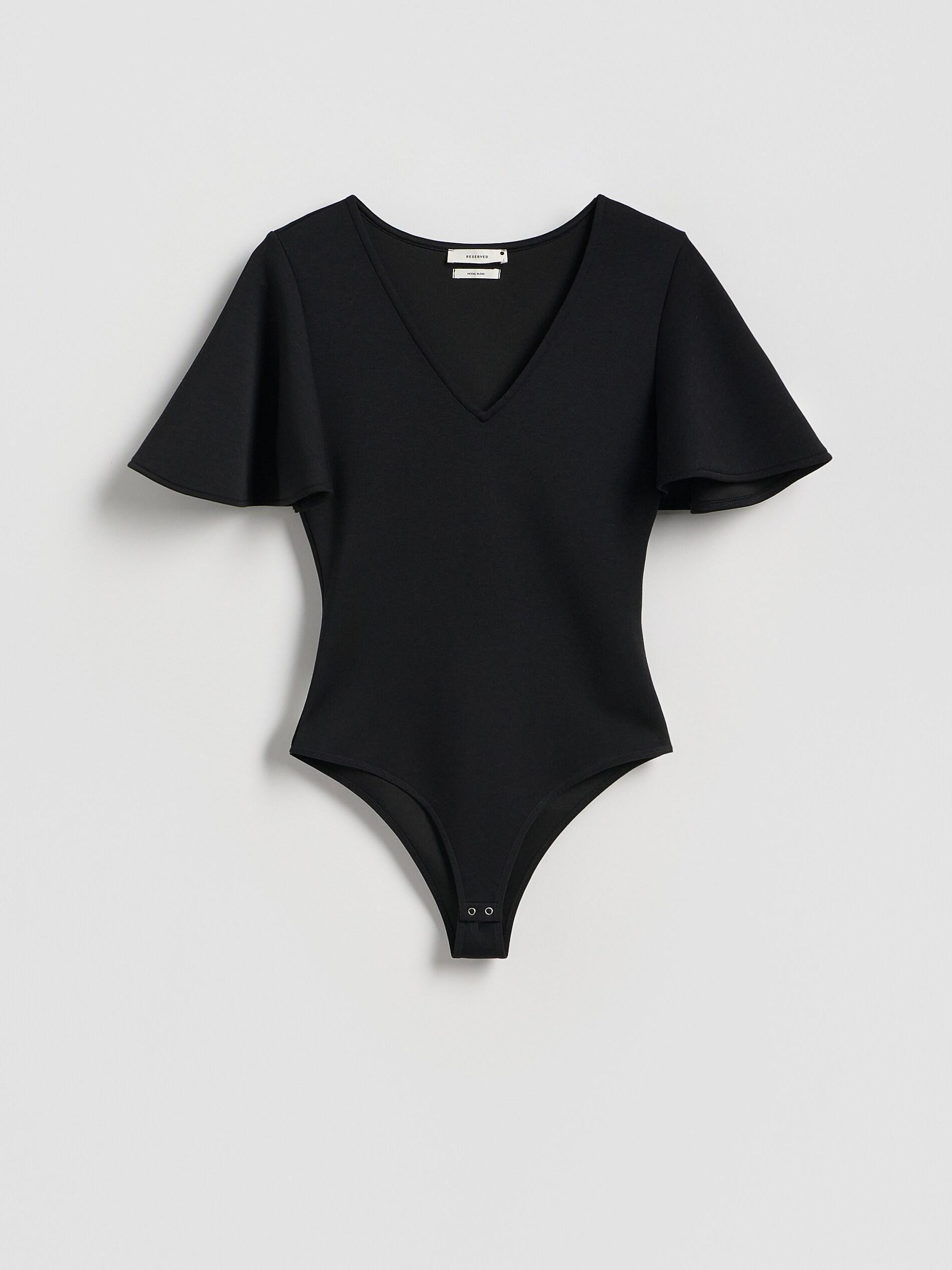 Black Ladies` Blouse Body, Black, medium