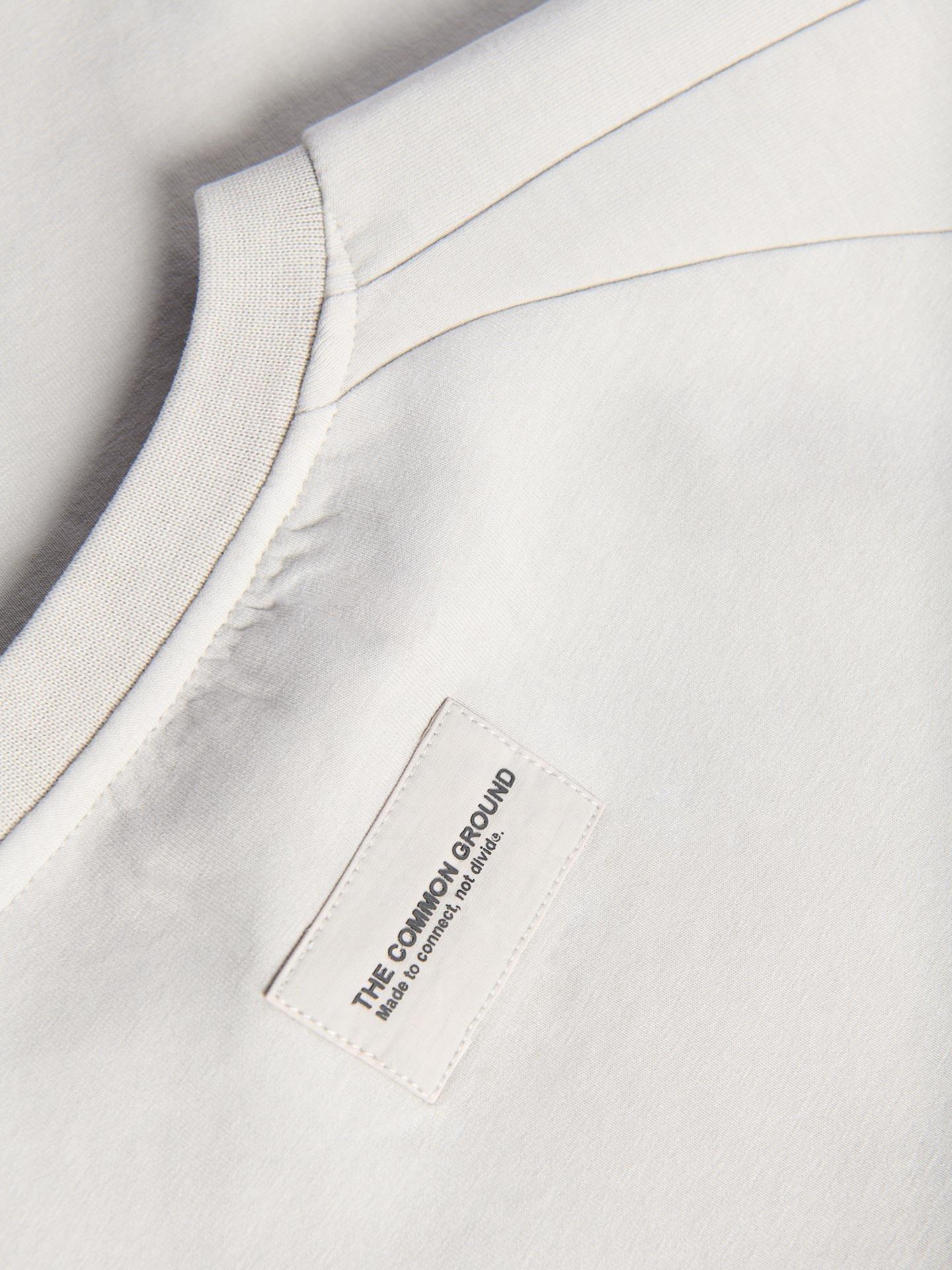 Grey Short Sleeve Sweatshirt, Light grey, large image number 5