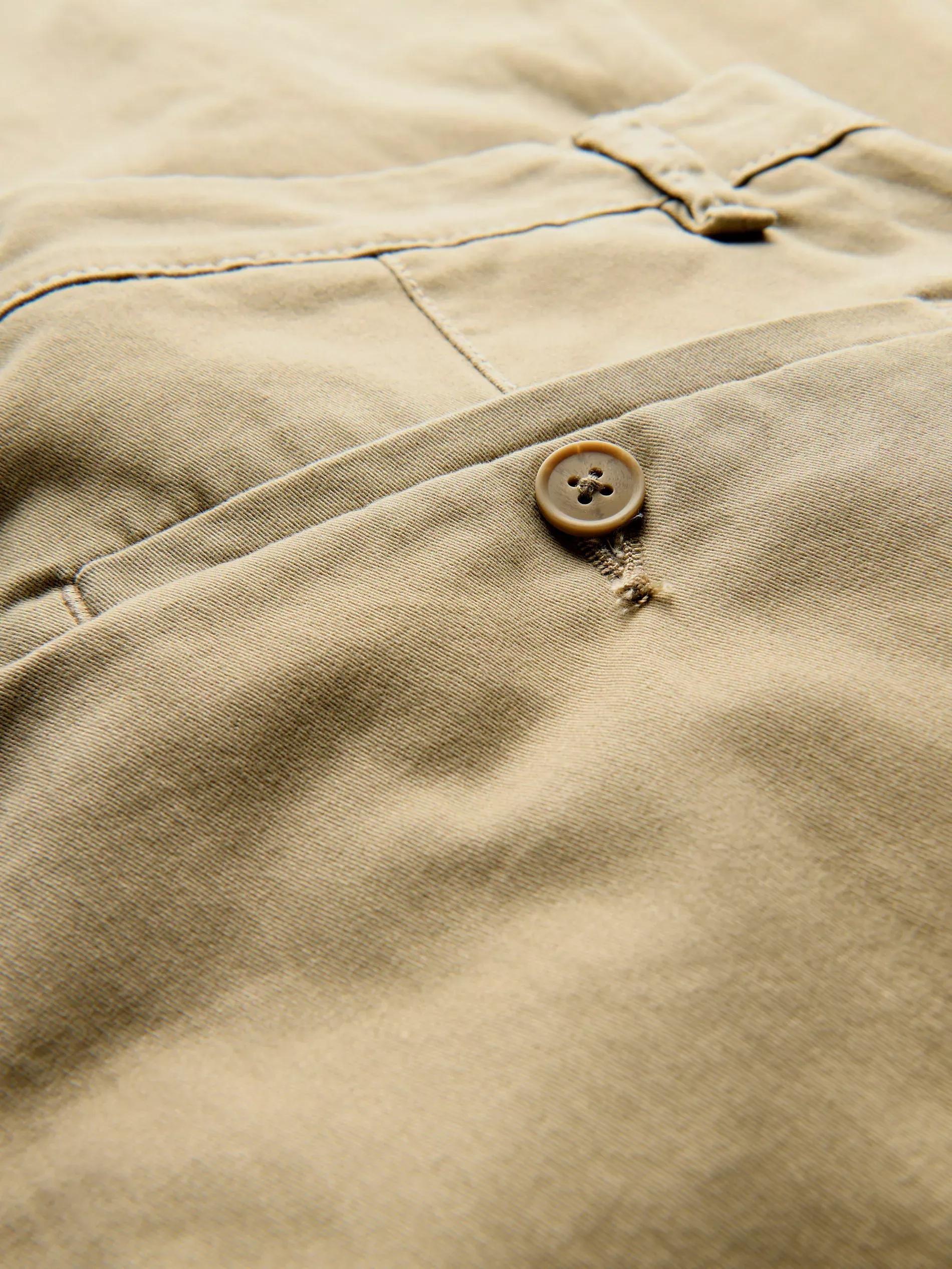 Beige Slim-Fit Chino Pants With A High Cotton Content, , large image number 5